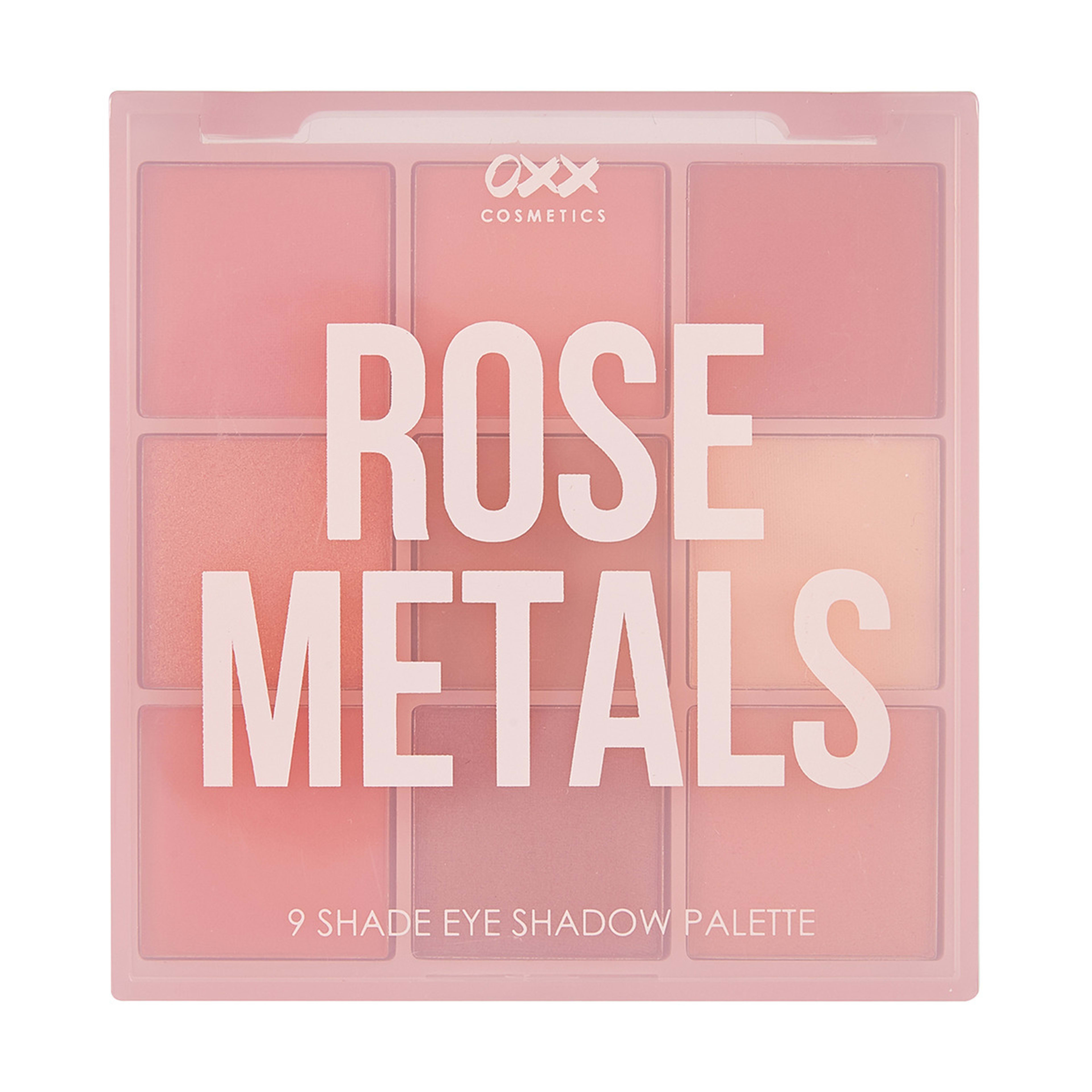 OXX Cosmetics 9 Shades Eyeshadow Palette - Rose Metals - Kmart