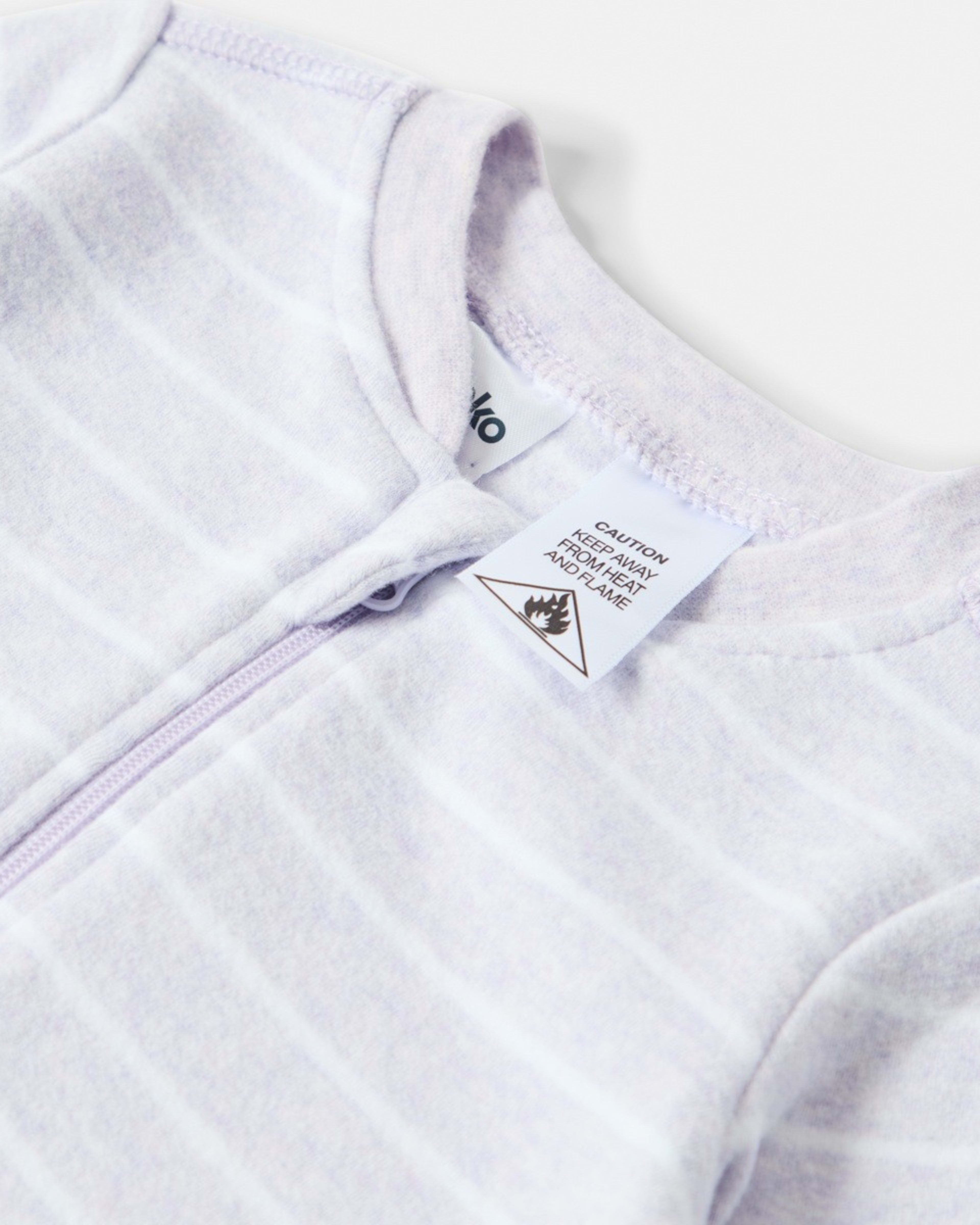 3 Sueded Coverall Purple Marle Stripes, 3 of 4
