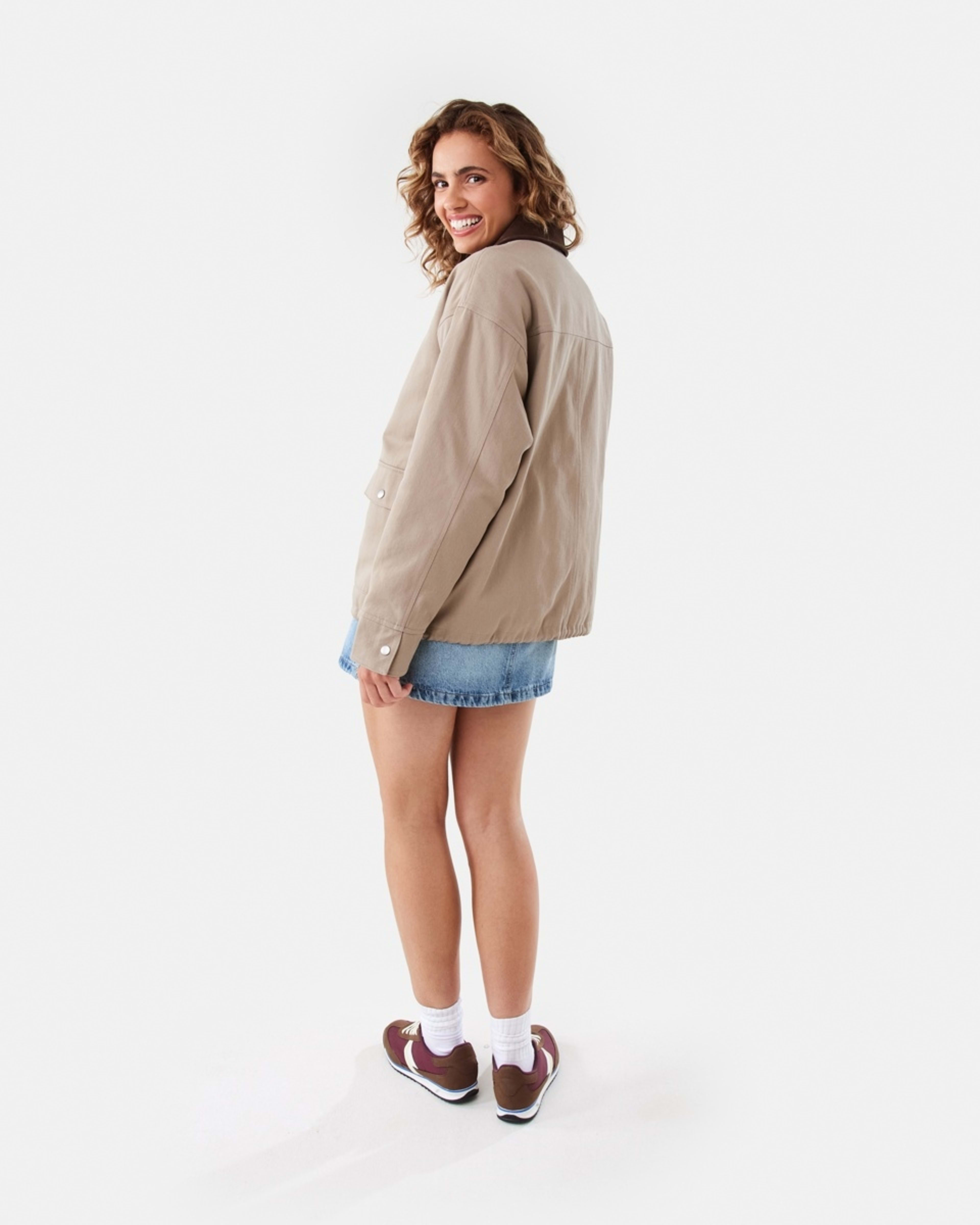 5 Utility Collar Jacket Grey Taupe, 5 of 10