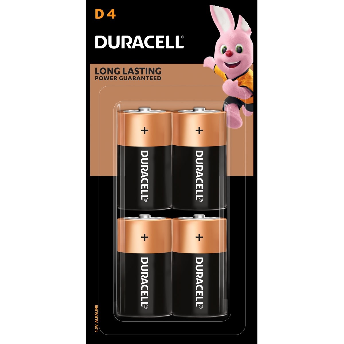 4 Pack Duracell Coppertop D Alkaline Batteries - Kmart