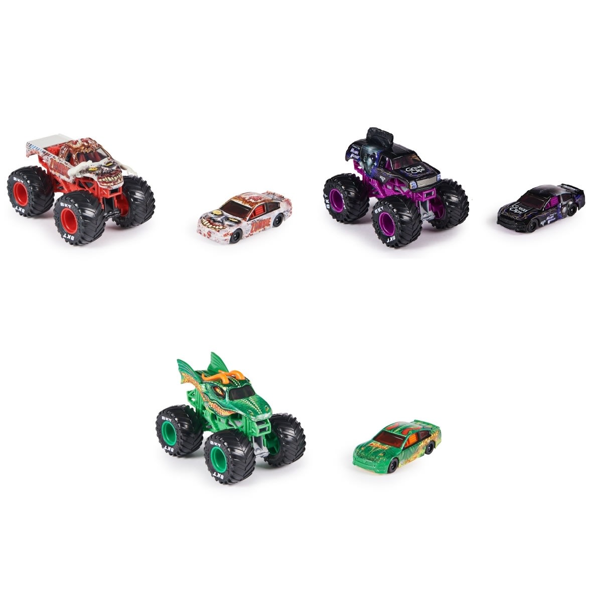 Monster Jam 1:64 Scale Truck and Race Car Set - Assorted - Kmart