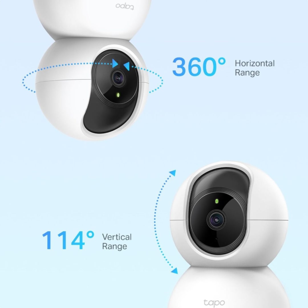 TPLink Tapo 3MP Pan and Tilt Smart WiFi Security Camera Kmart