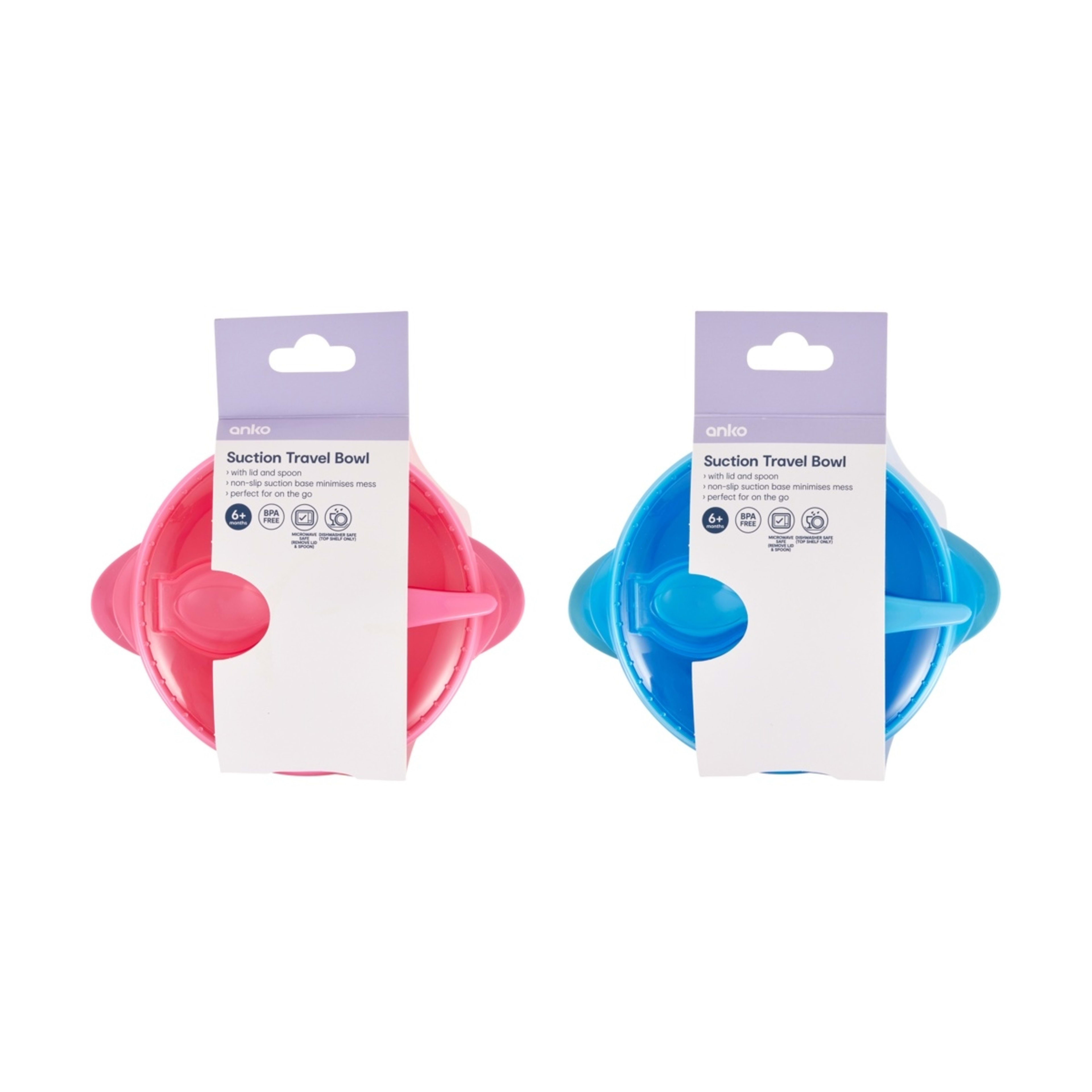10 Suction Travel Bowl - Assorted, 10 of 10