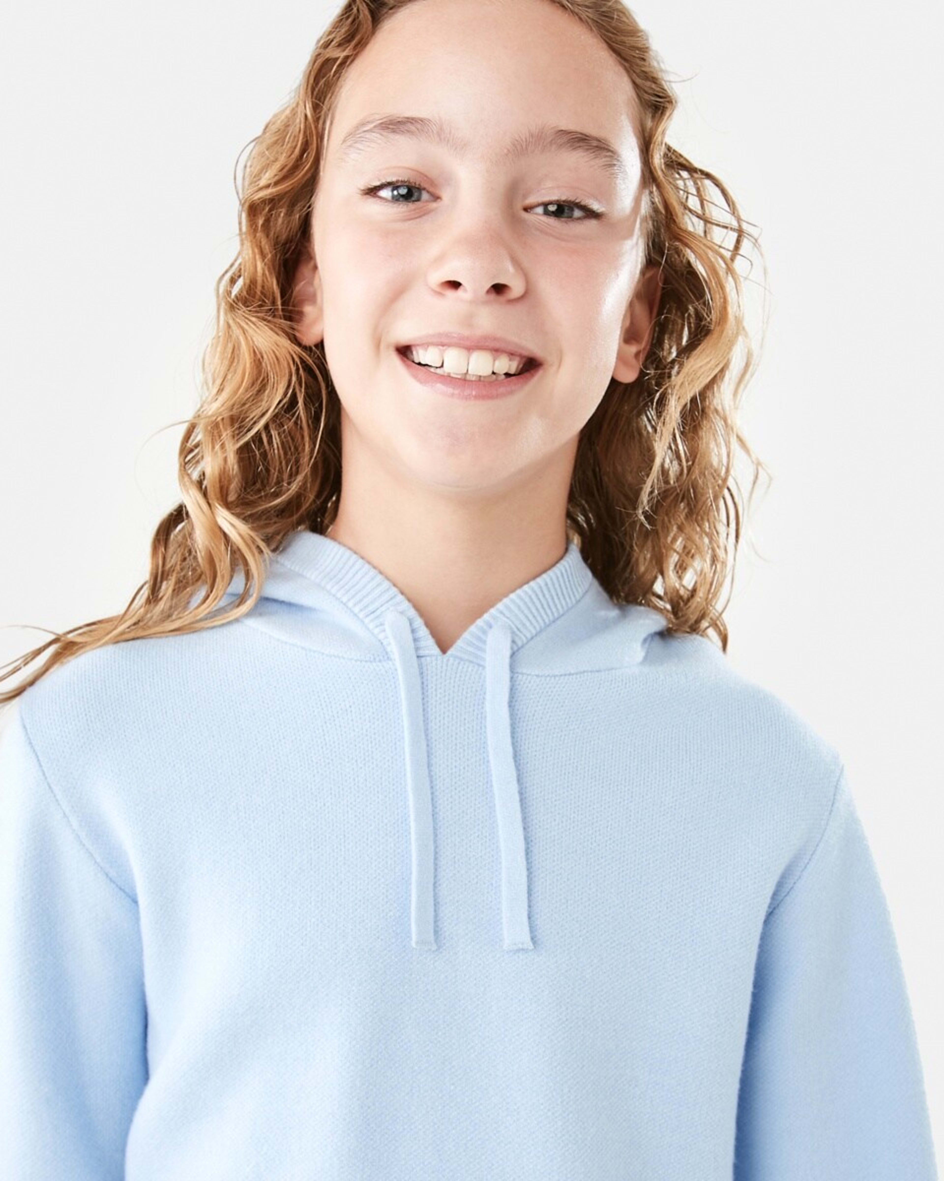 3 Bonded Knit Hoodie Doll Blue, 3 of 10