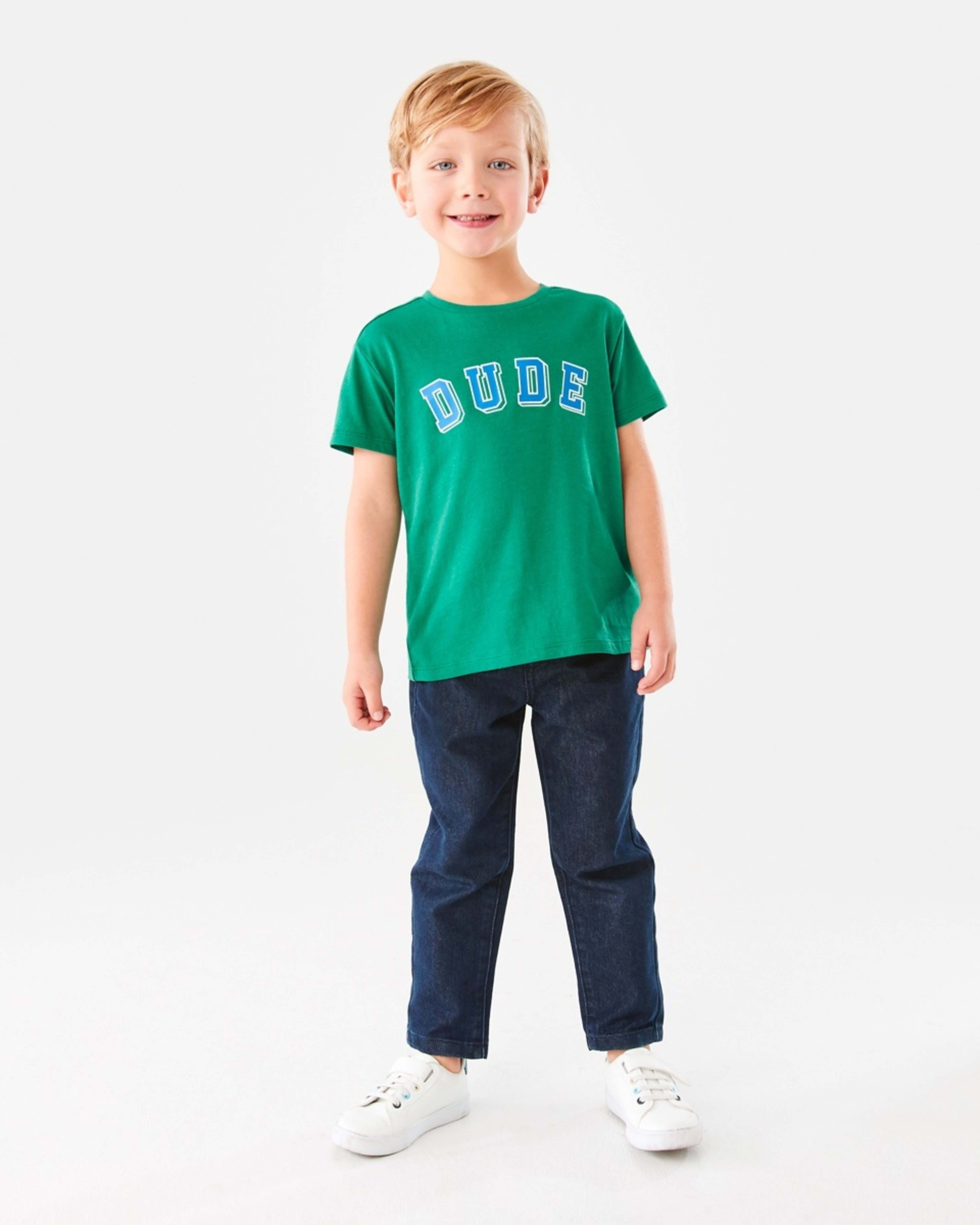5 Chest Print T-shirt Green Dude, 5 of 8