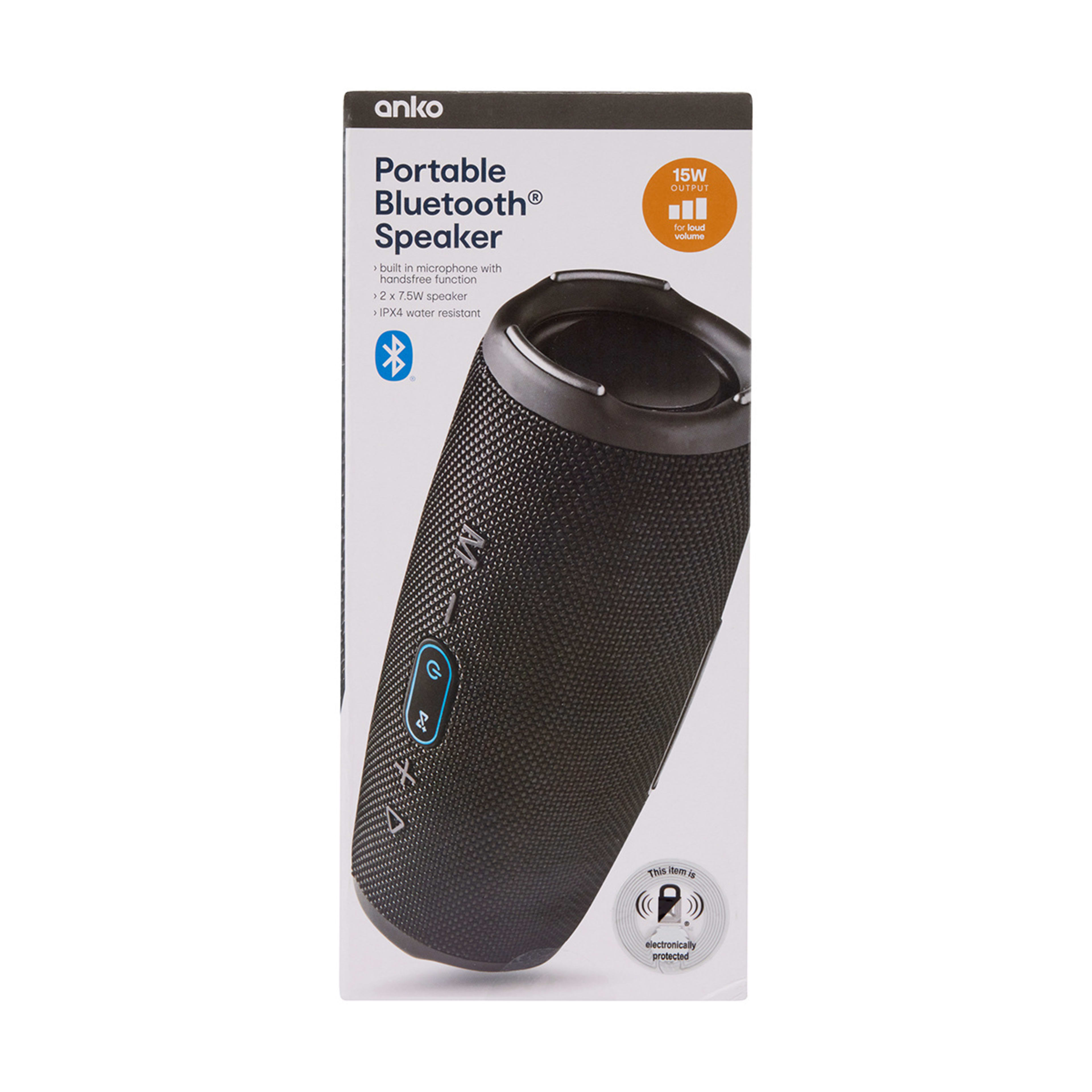 10 Portable Bluetooth Pill Speaker - Black, 10 of 10