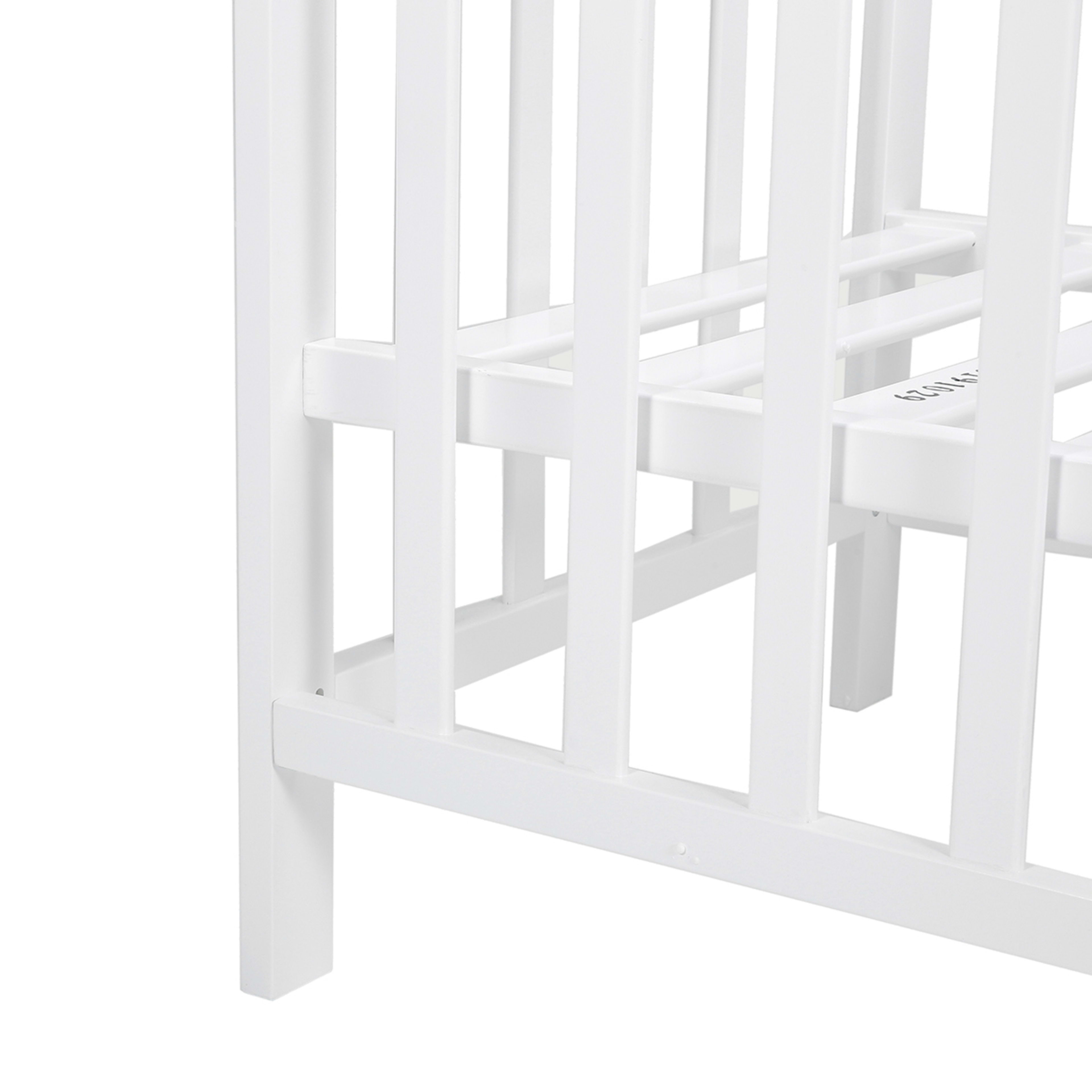 White Wooden Cot Kmart