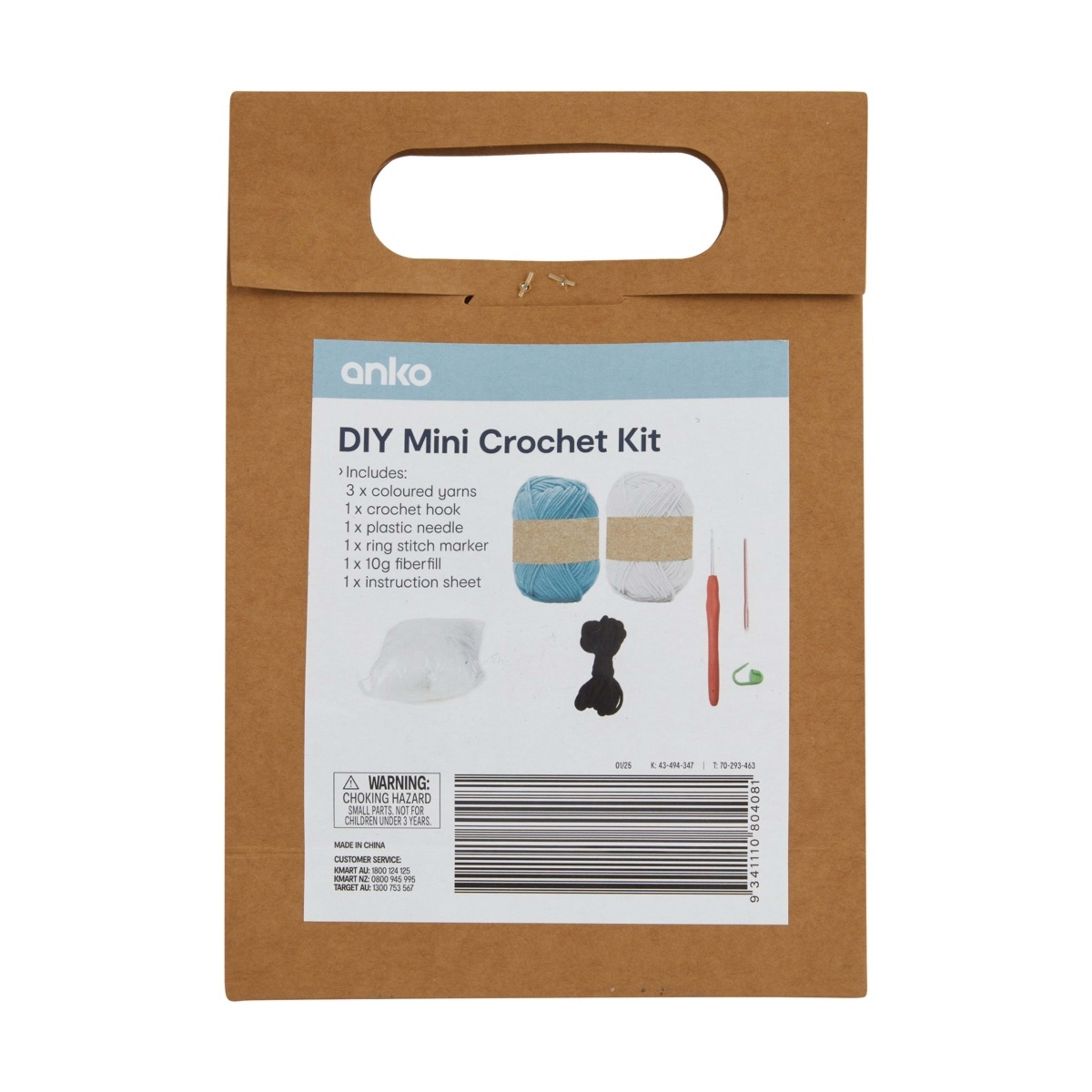 3 DIY Mini Crochet Kit - Whale, 3 of 3