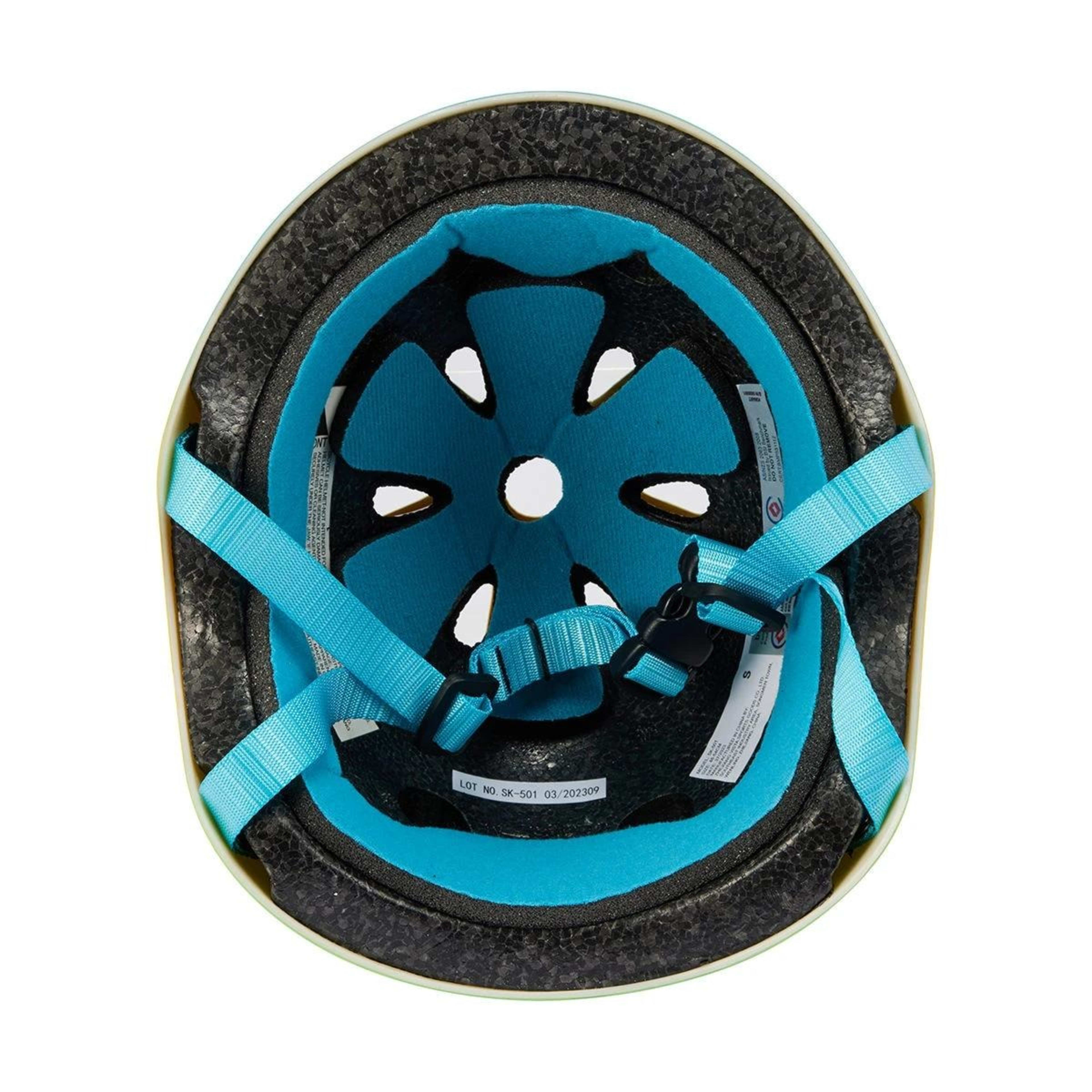 4 Junior Skate Helmet - Small, Blue Ombre, 4 of 8