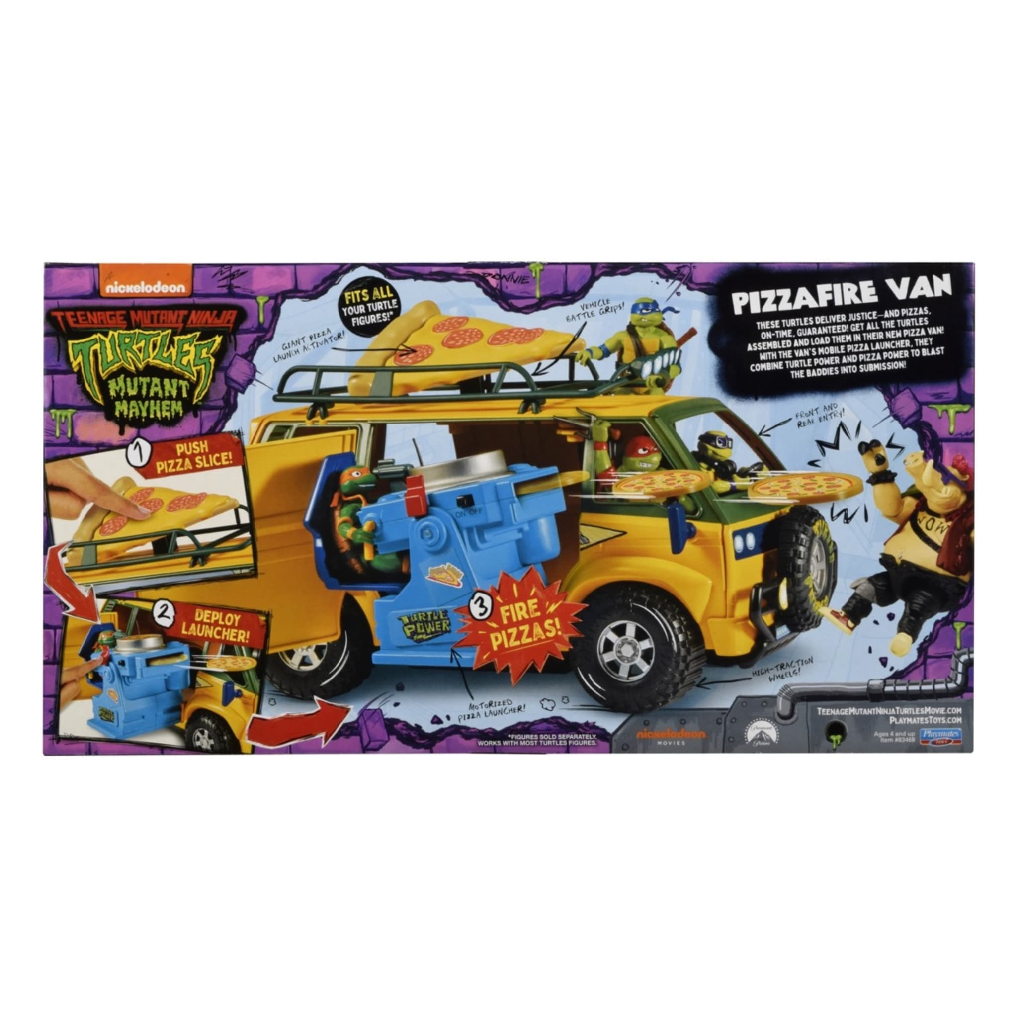 Nickelodeon Teenage Mutant Ninja Turtles Mutant Mayhem Pizzafire Van