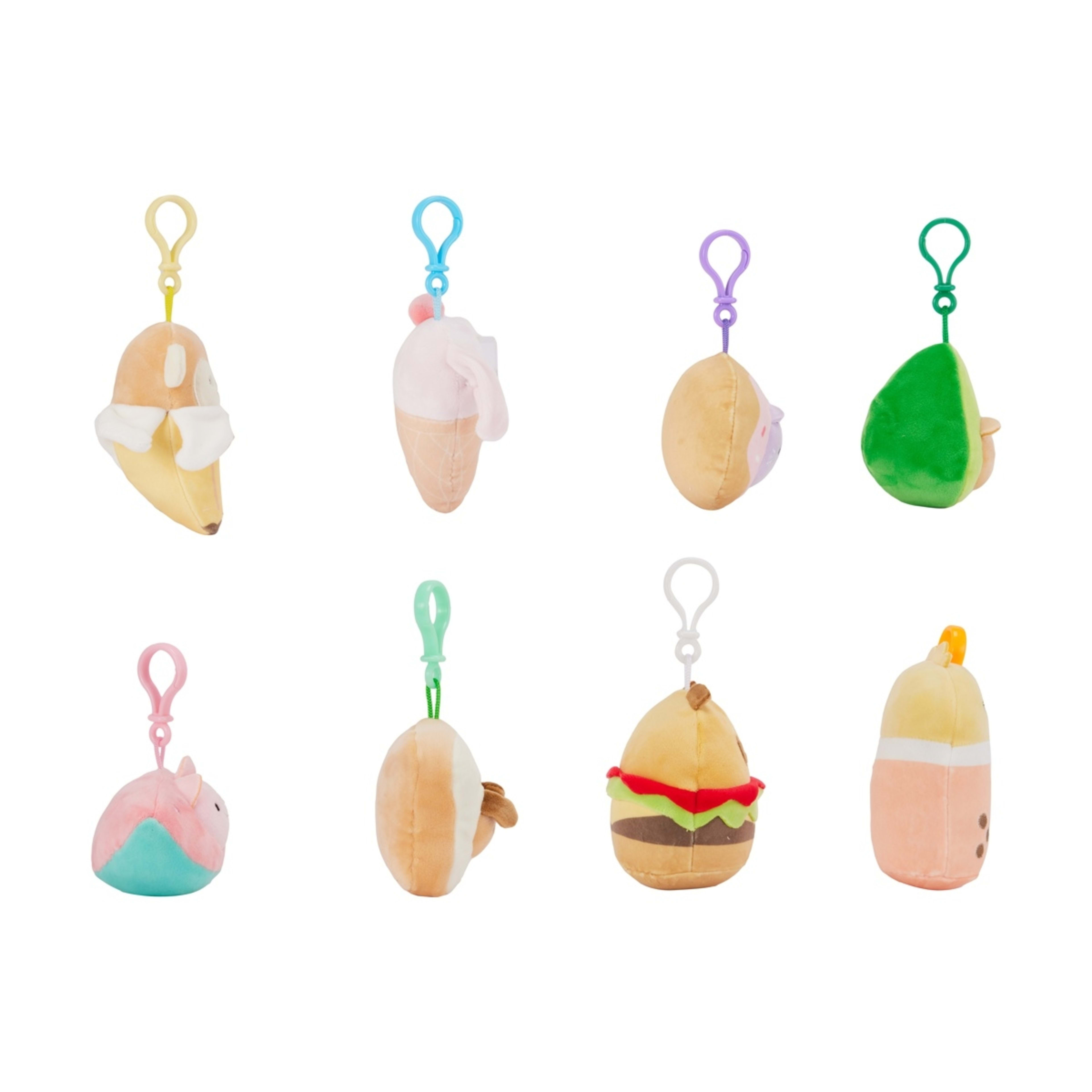 3 Foodie Friends Plush Blind Box Keychain - Assorted, 3 of 9