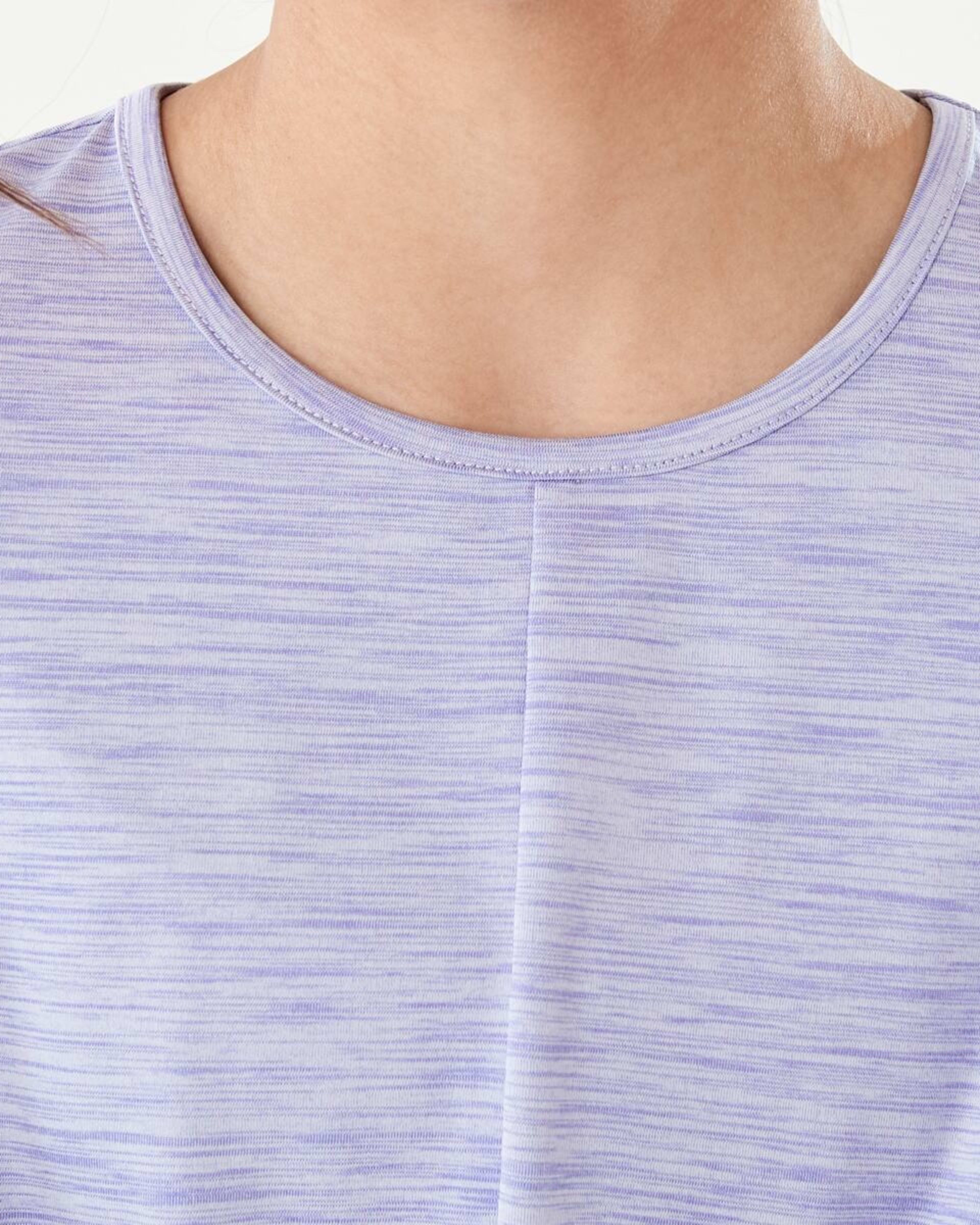 4 Active Kids Twist Front T-shirt Purp Marle, 4 of 9