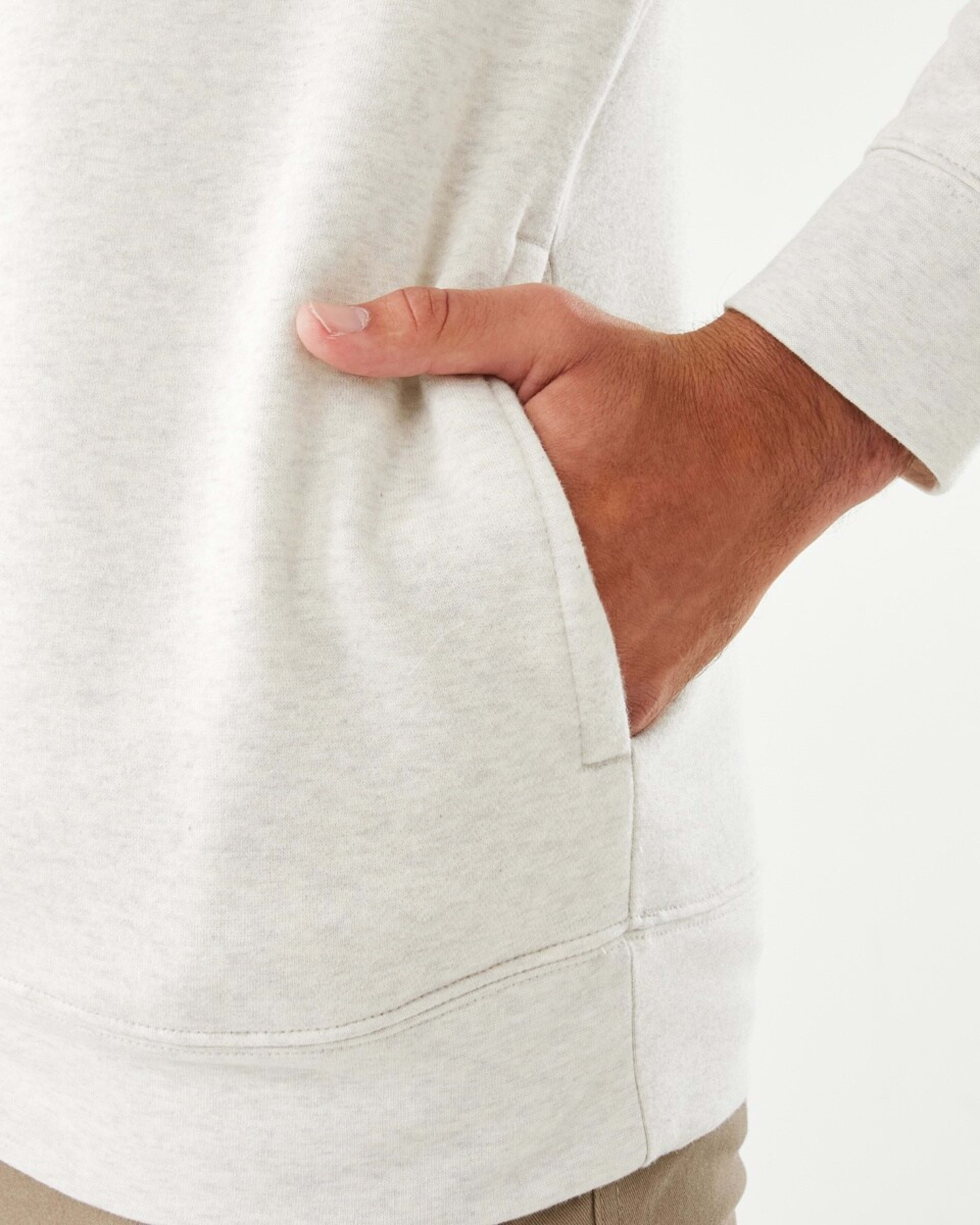 7 1/4 Zip Sweatshirt Bge Oatml, 7 of 7