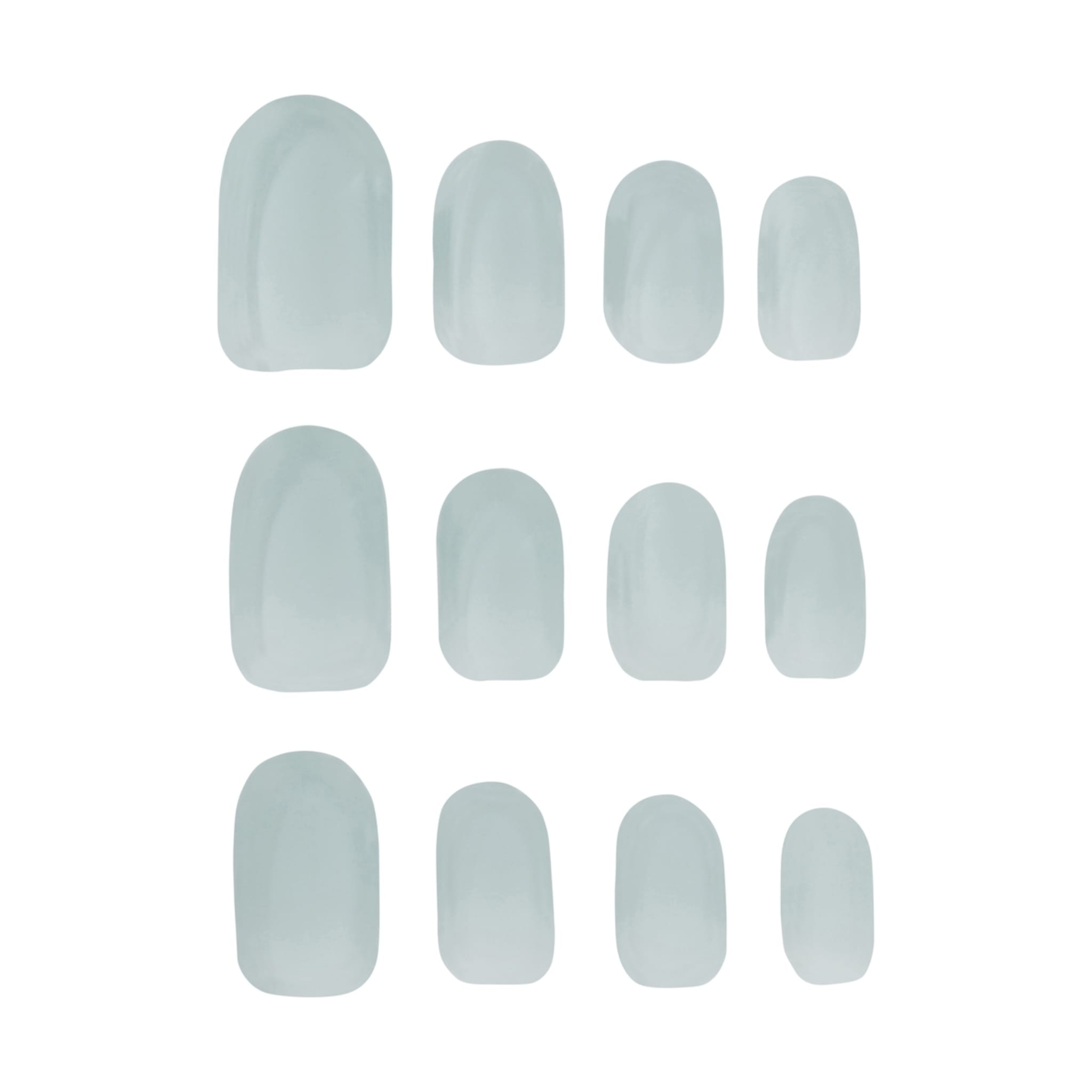 OXX Studio 24 Pack Artificial Nails with Adhesive Grey Kmart