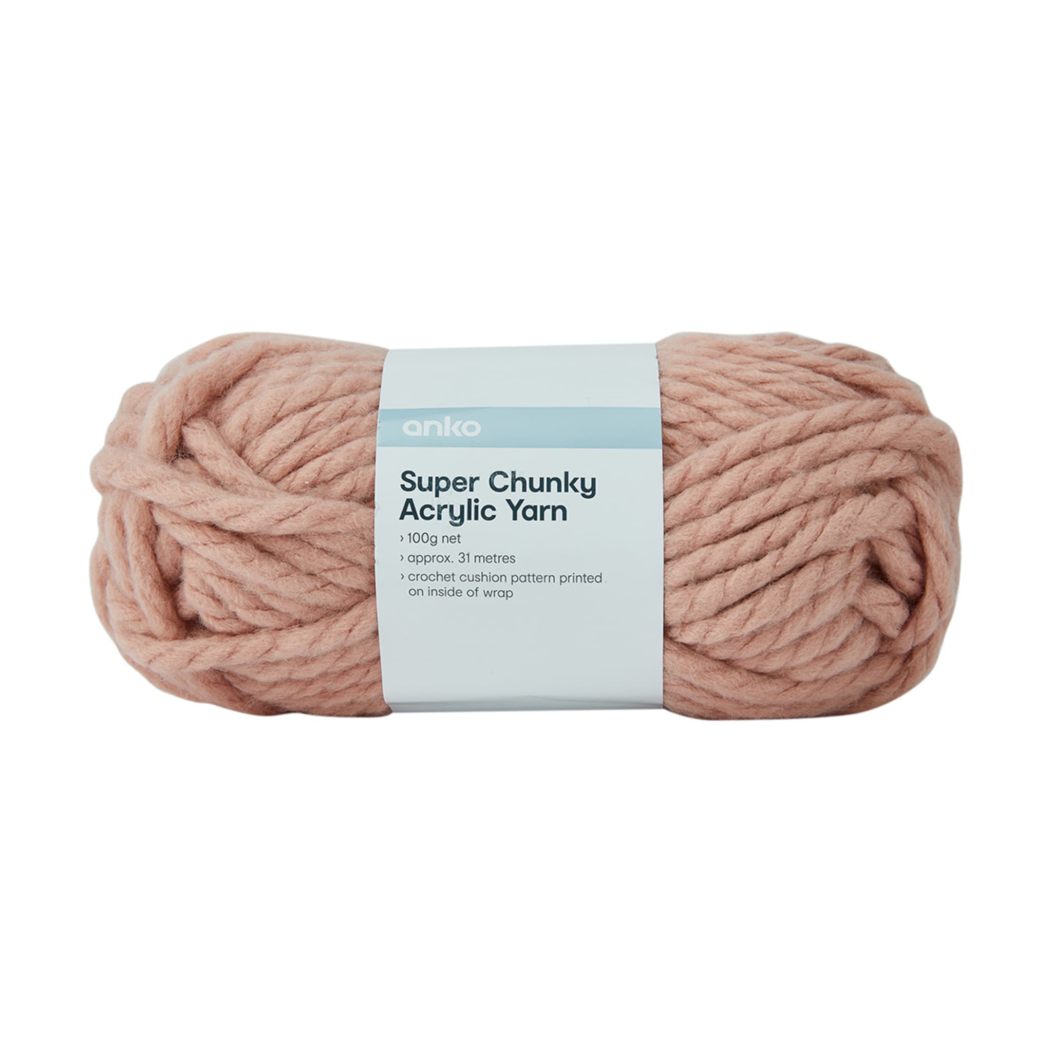Super Chunky Acrylic Yarn Rose Kmart