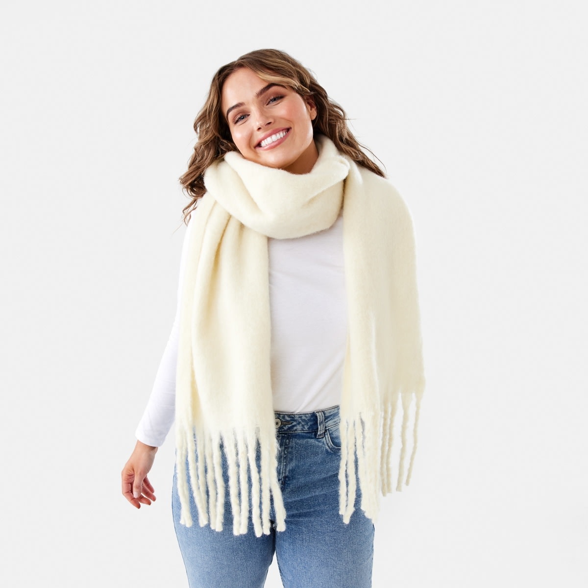 white shawl kmart