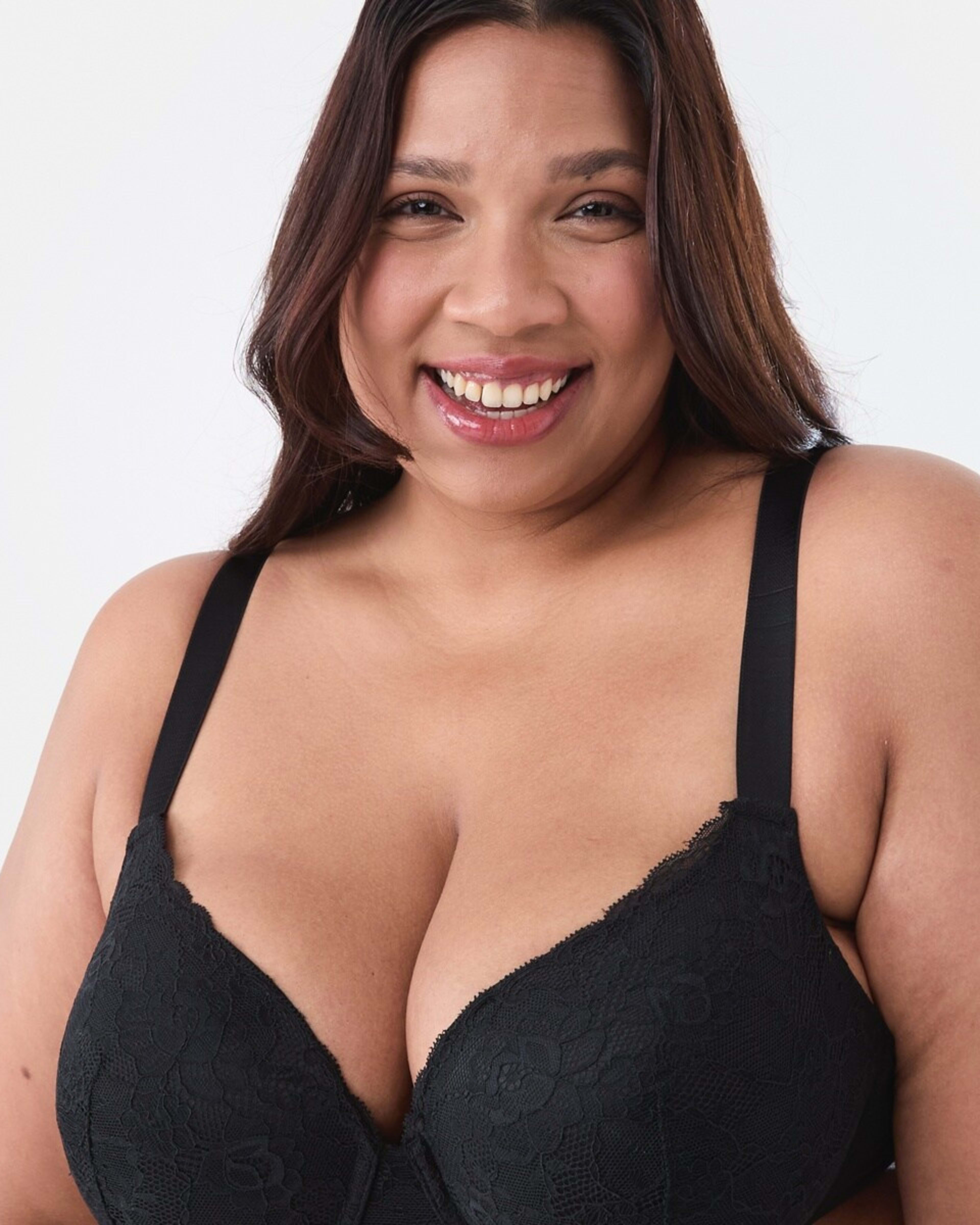 4 Full Figure Lace T-Shirt Bra BLACK, 4 of 6