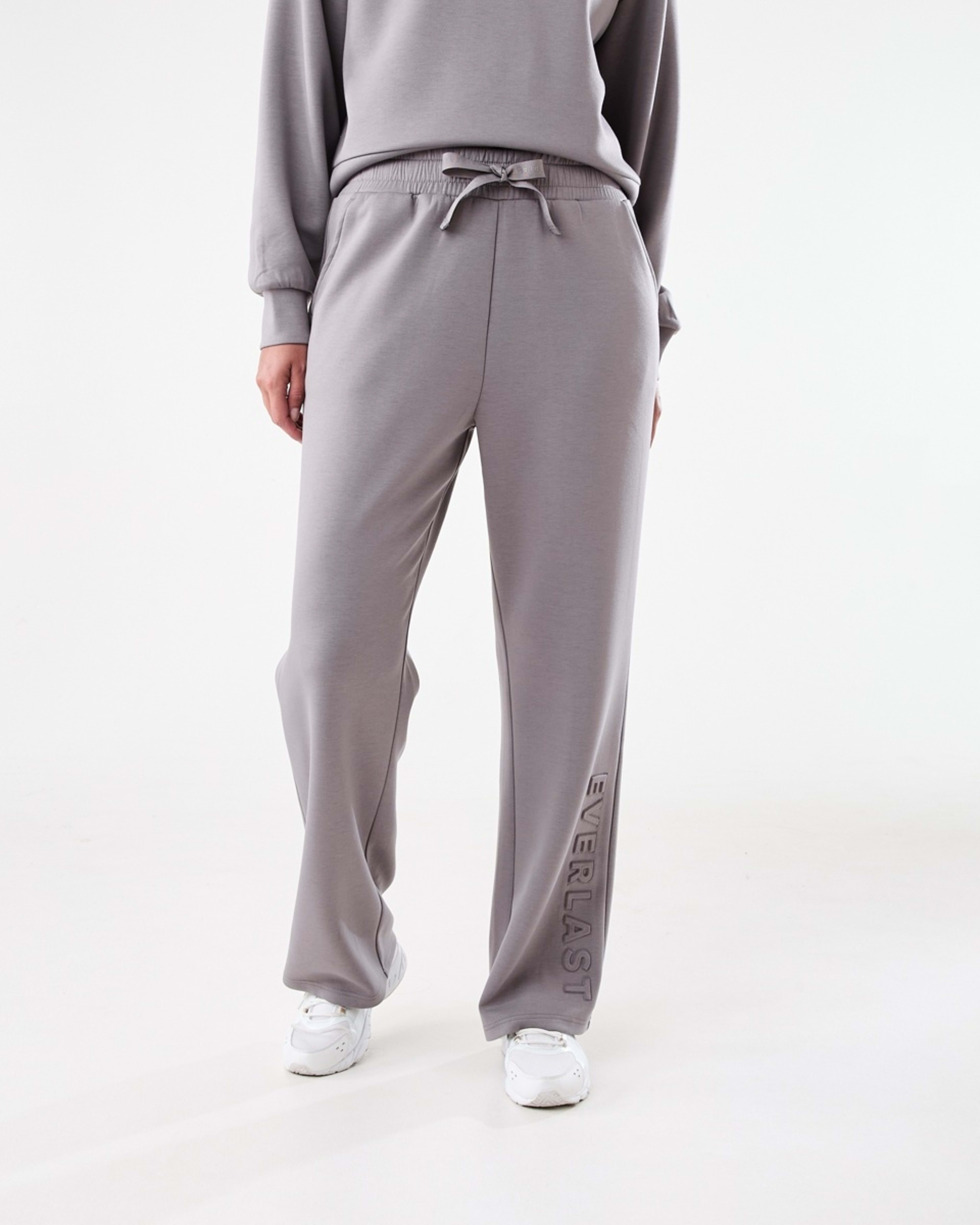 2 Everlast Womens Scuba Trackpants Deep Taupe, 2 of 7