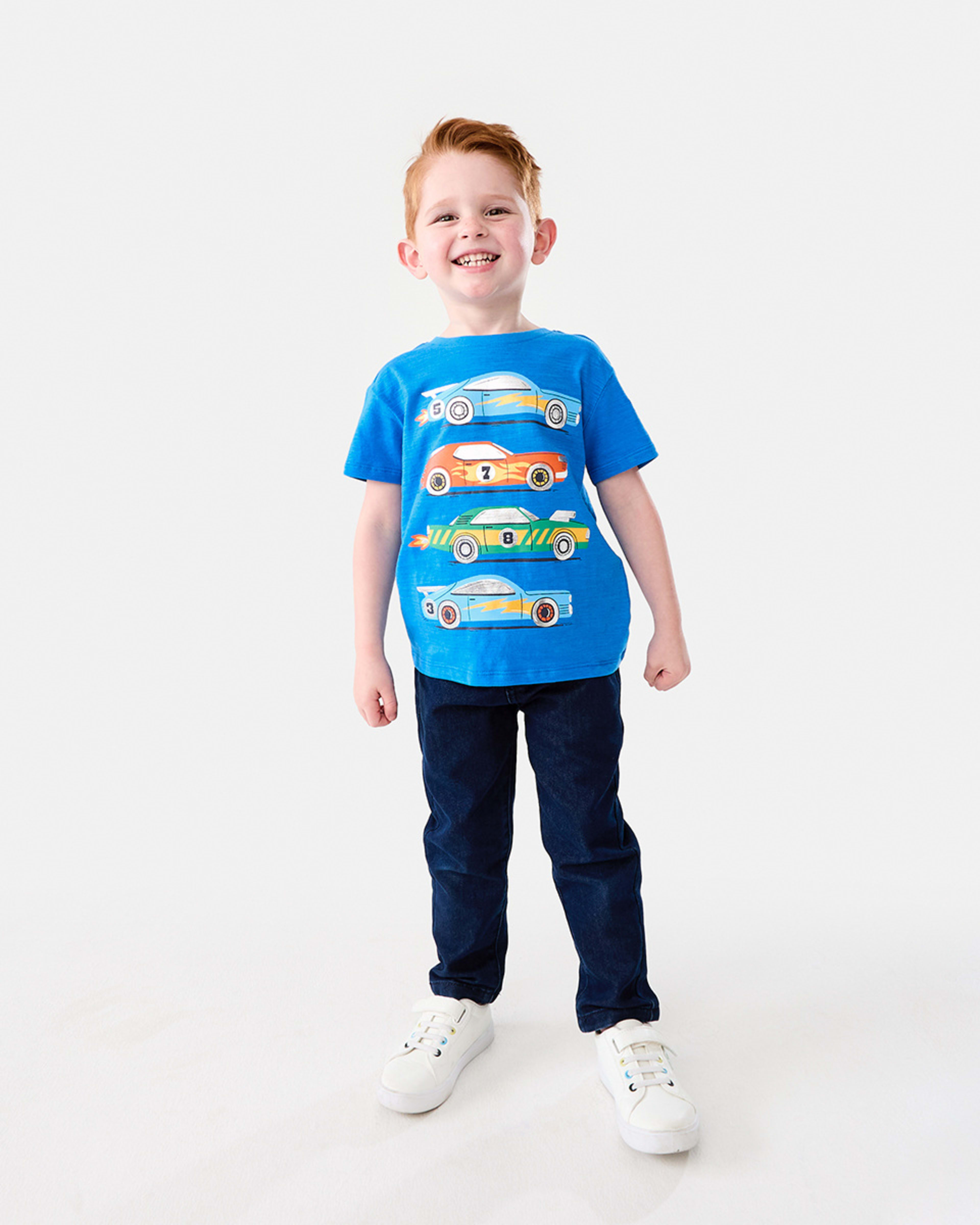 5 Foil Print T-shirt Frn Car, 5 of 8