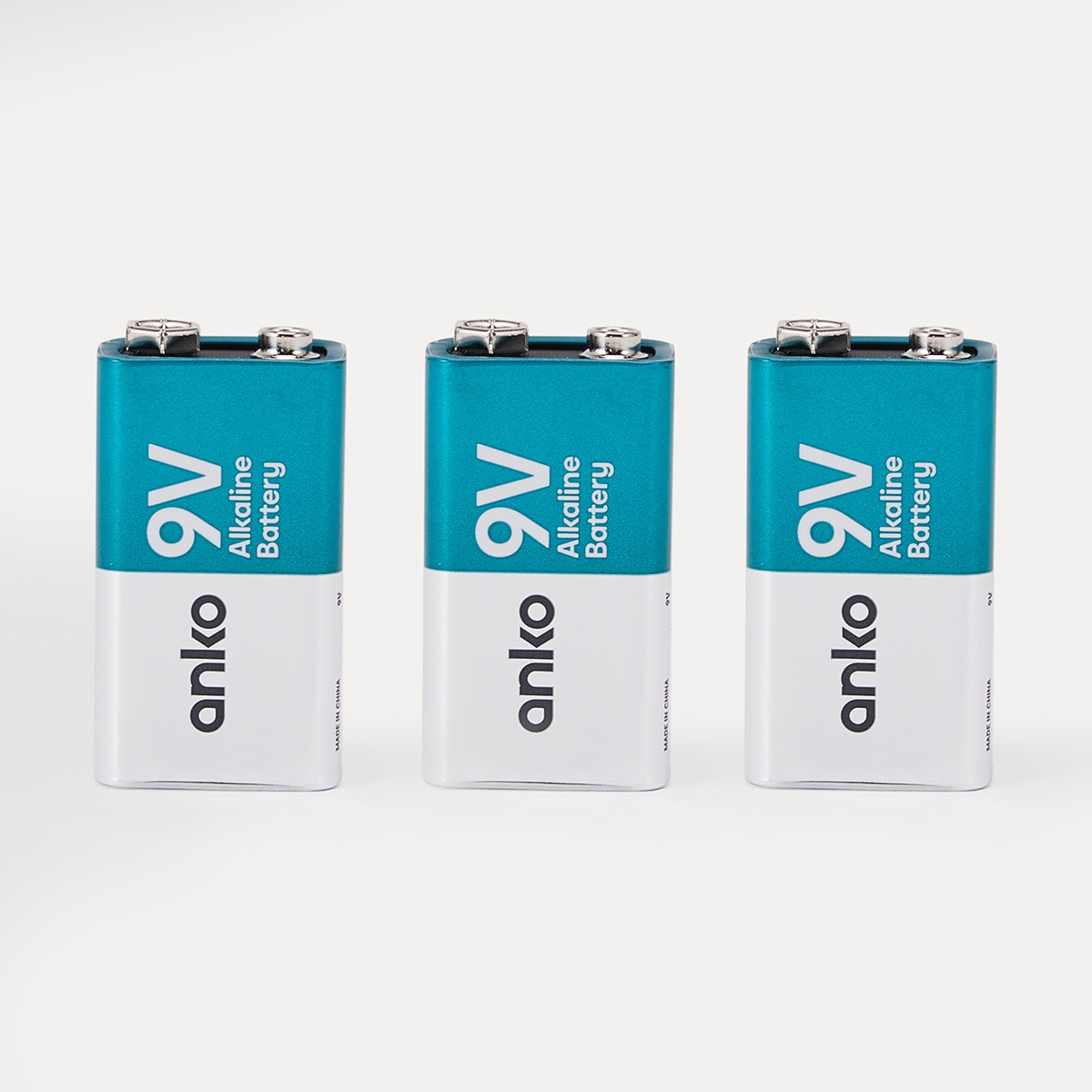 3 Pack 9V Alkaline Batteries Kmart