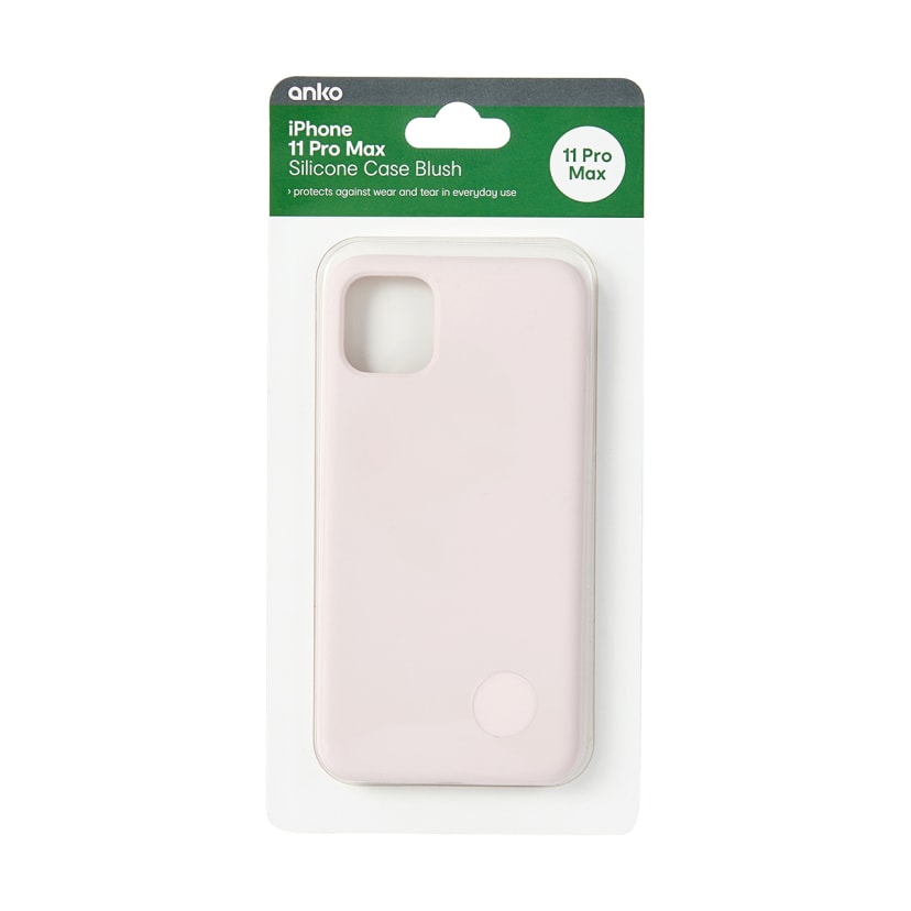 iPhone 11 Pro Max Silicone Case Blush Kmart