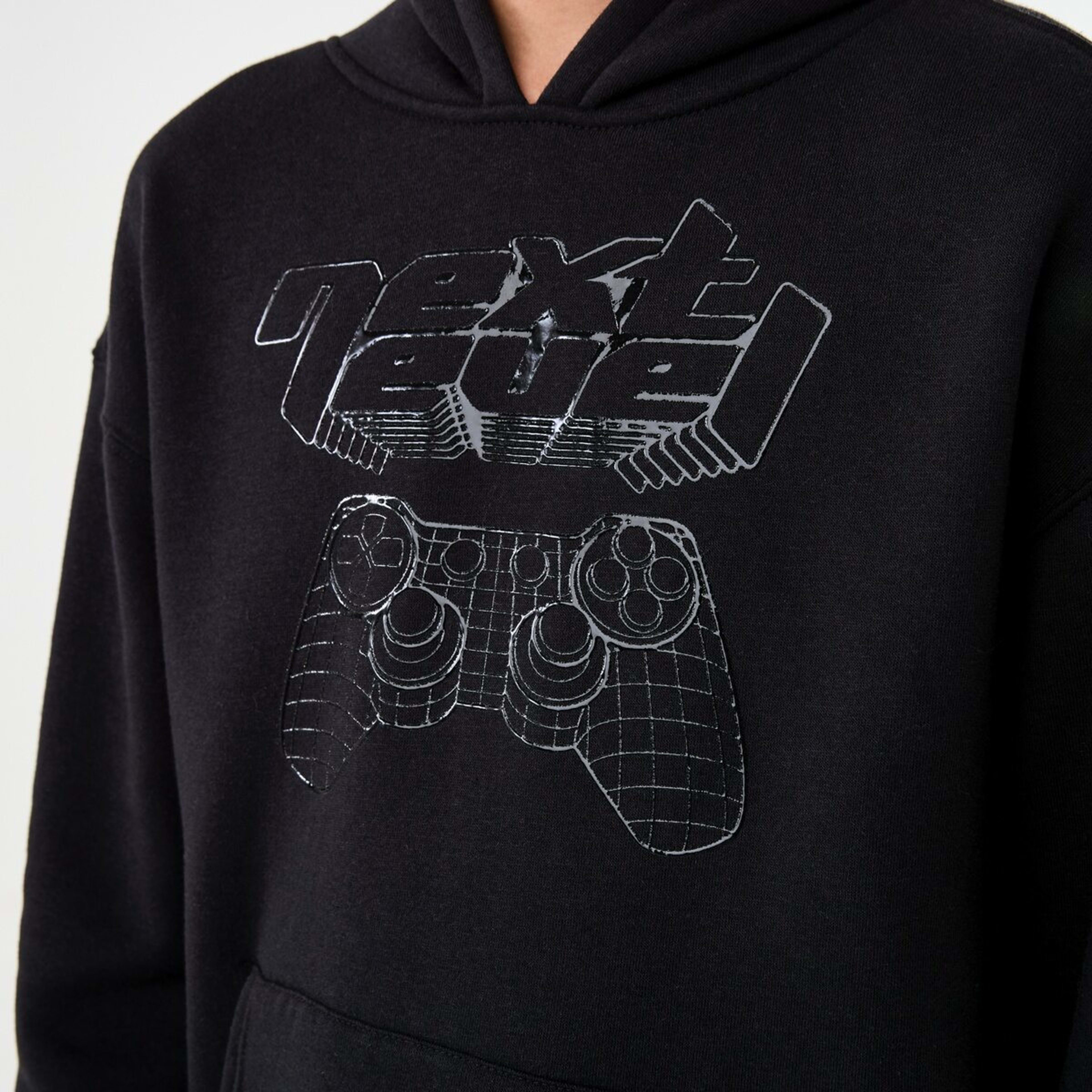 4 Print Pullover Hoodie With Pocket Next Level, 4 of 9