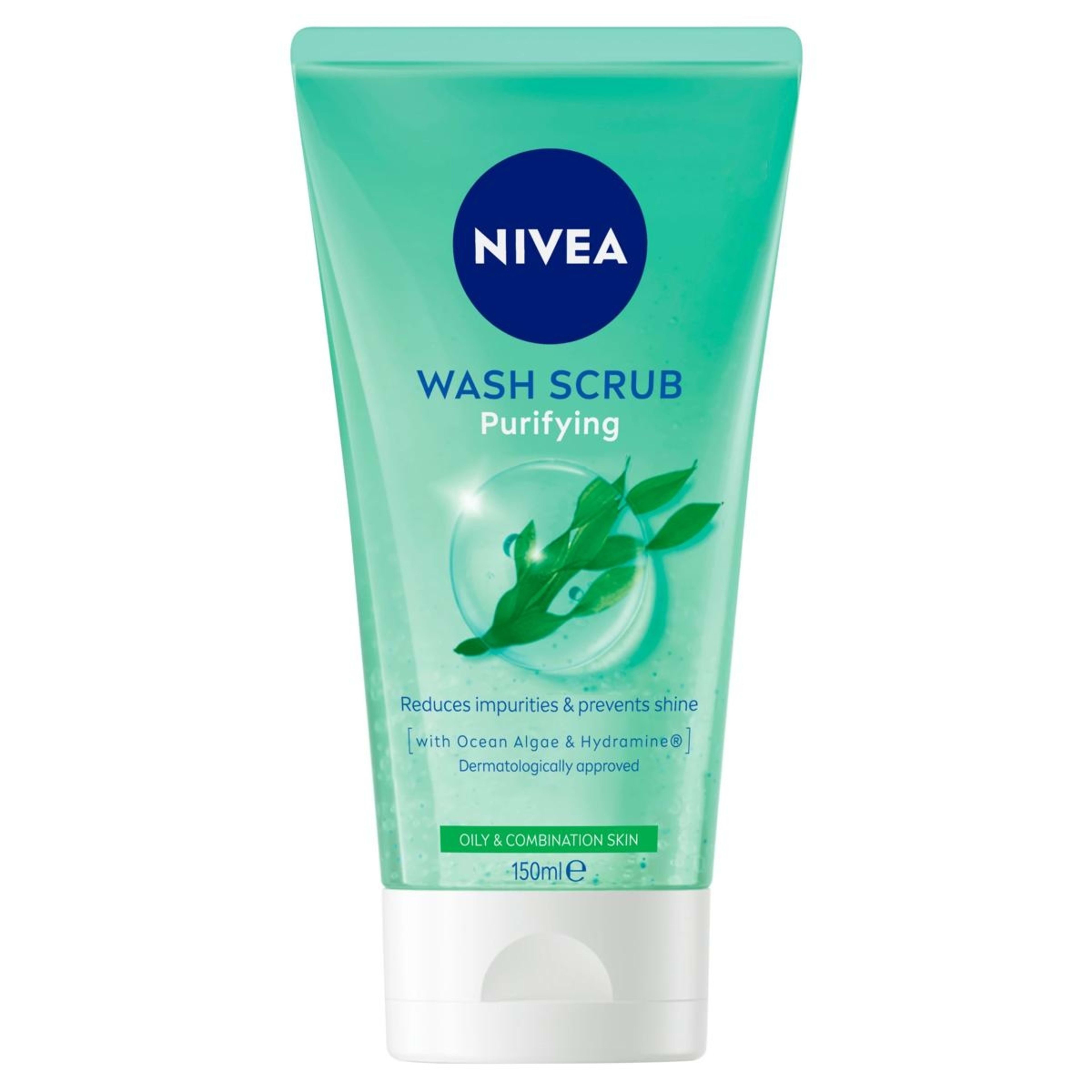 1 Nivea Purifying Wash Scrub 150ml - Ocean Algae and Hydramine