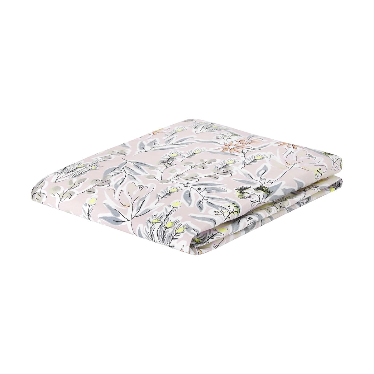 2 Pack Organic Cotton Fitted Sheets Floral Kmart