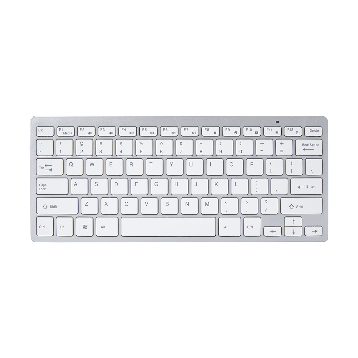 Wireless Keyboard and Mouse Combo White and Silver Kmart