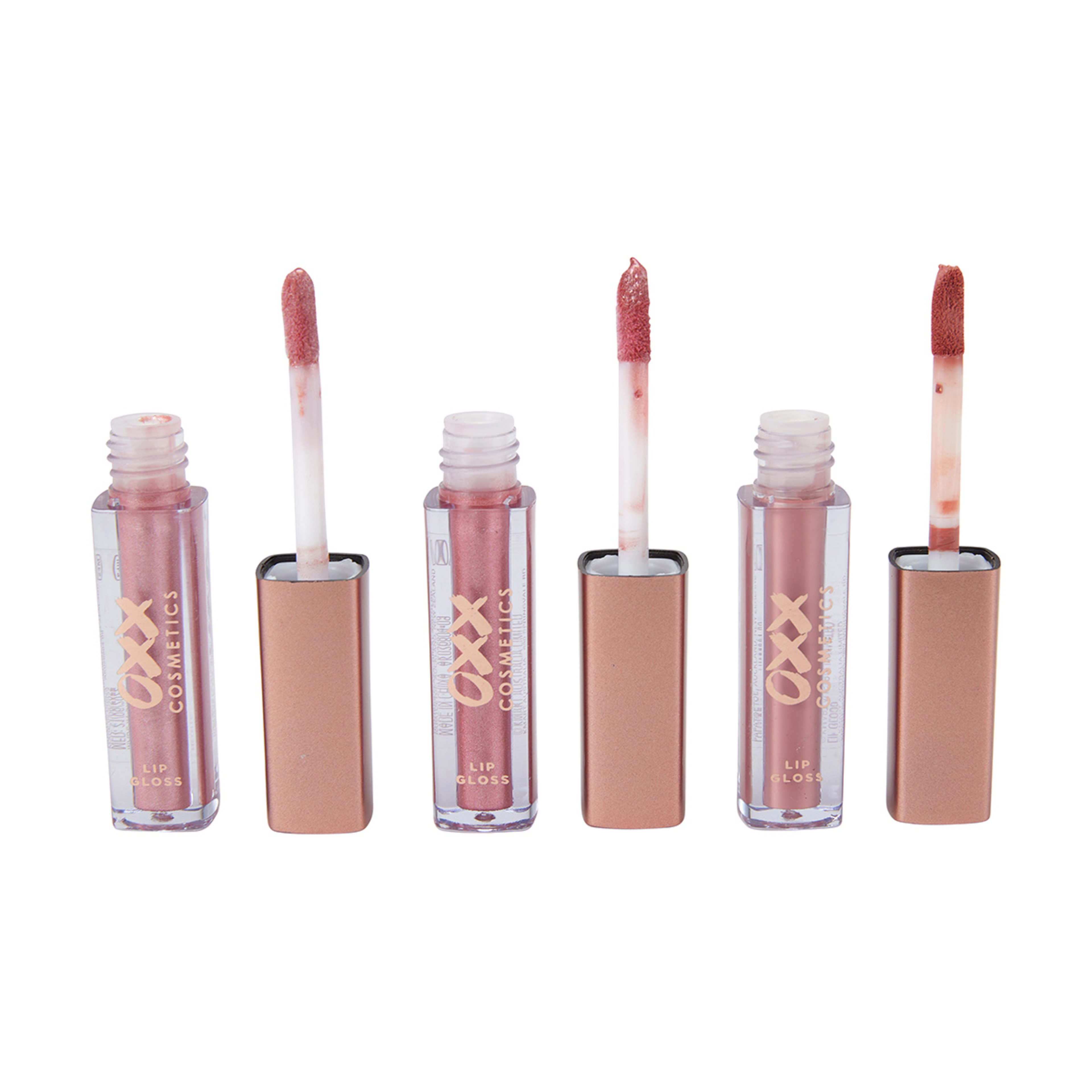 OXX Cosmetics Lip Gloss Trio Quartz Kmart NZ