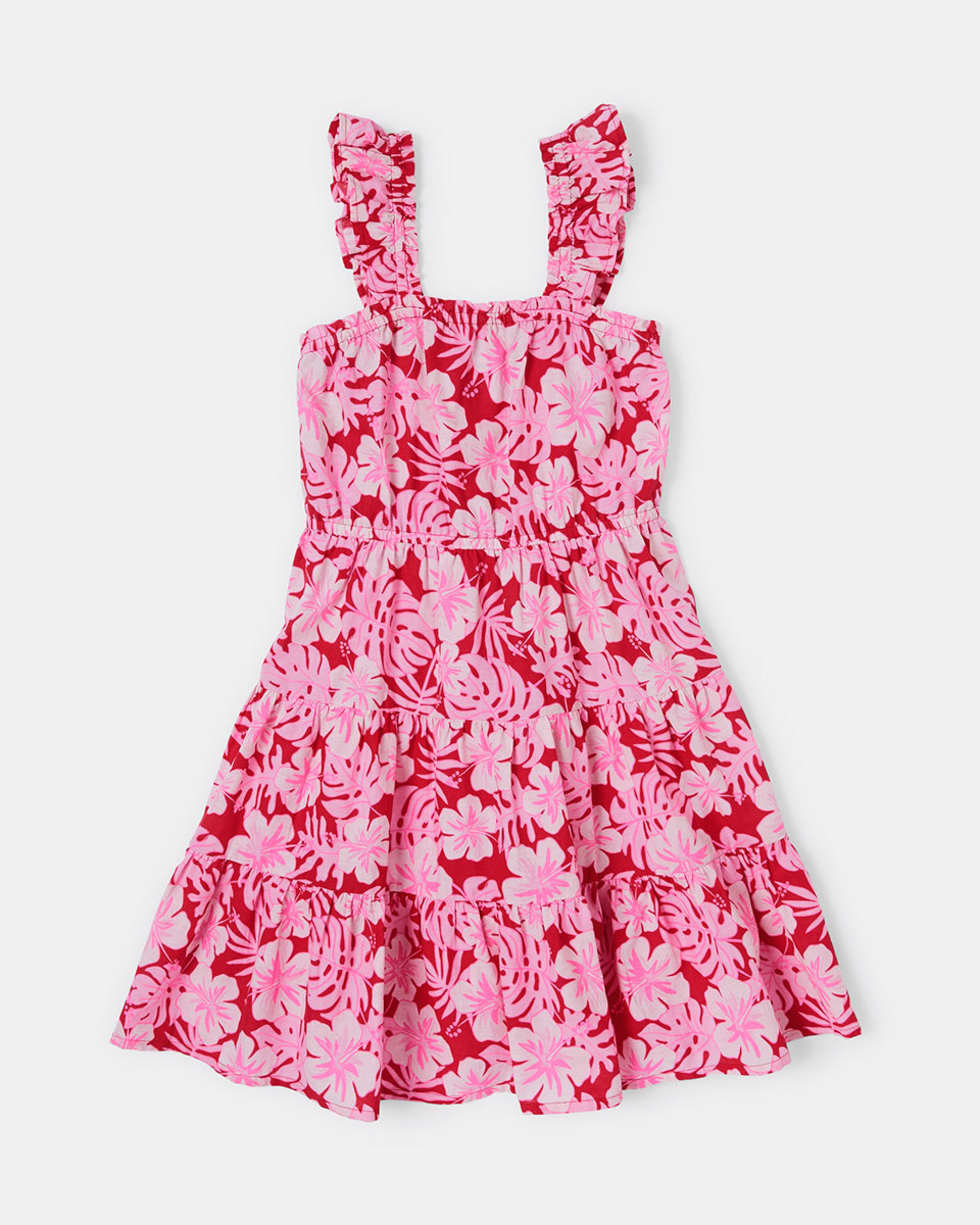 Tiered Cotton Dress Kmart