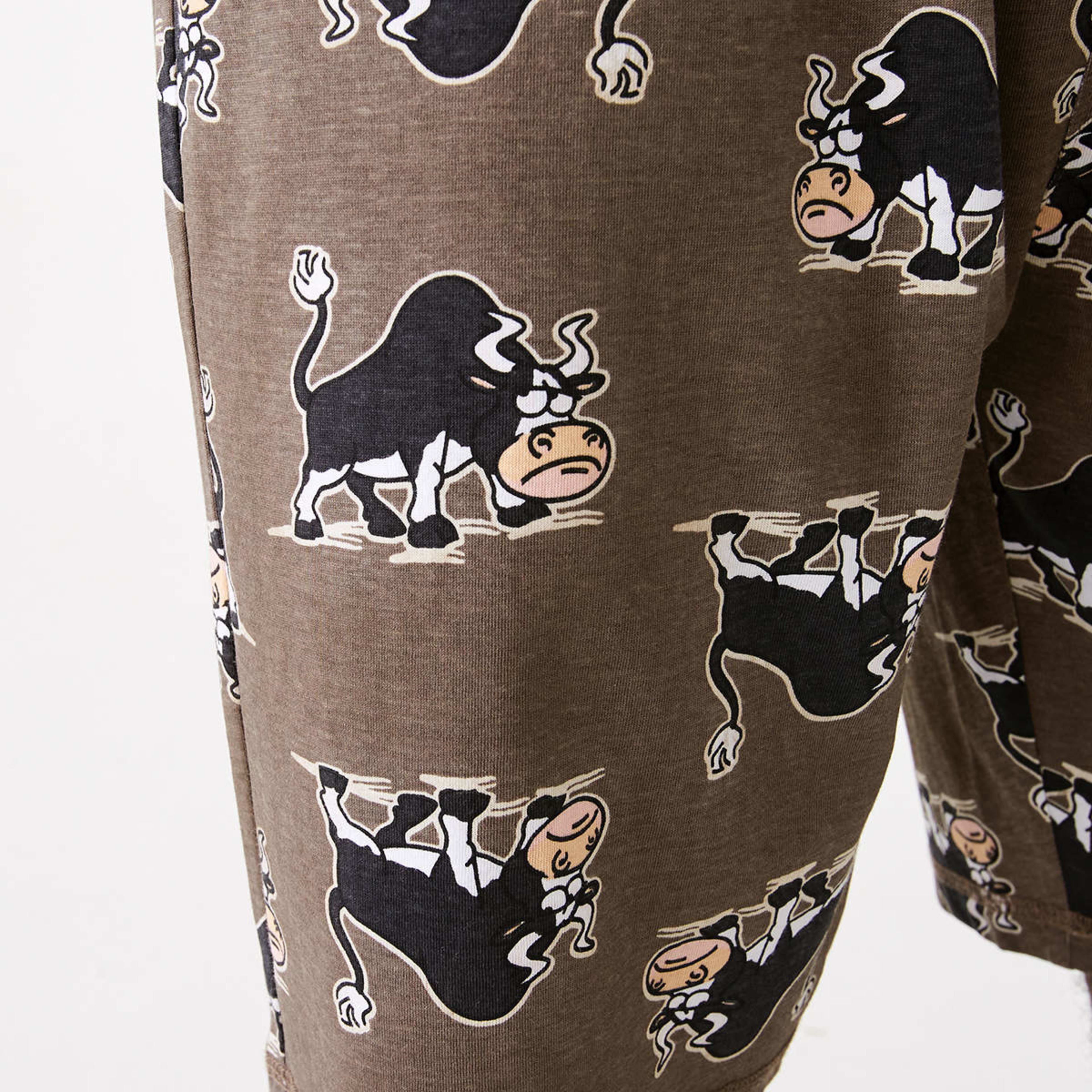 7 Short Sleeve Knit Short Pyjama Set In Themood, 7 of 8
