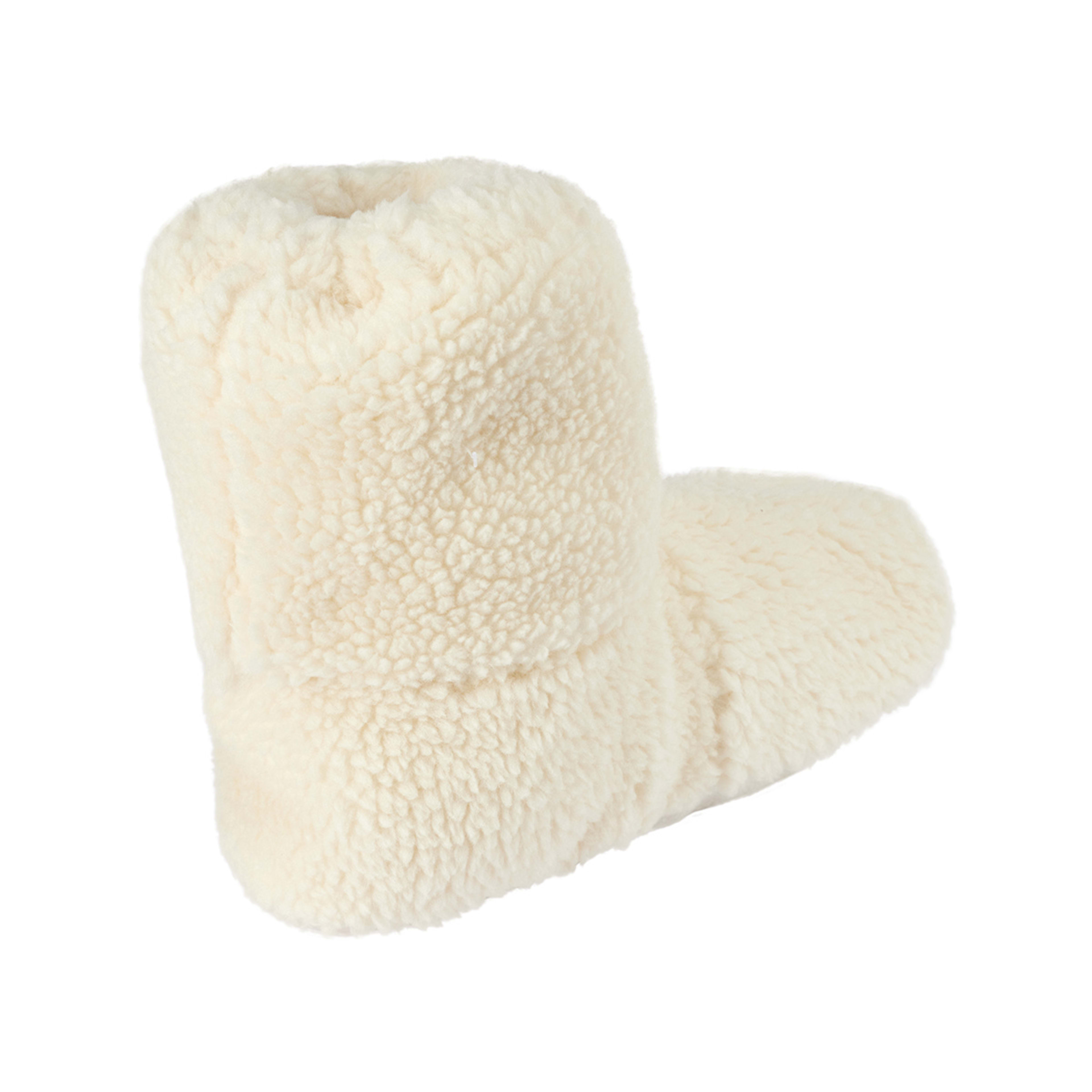 3 OXX Essentials Microwavable Slippers - Cream, 3 of 4