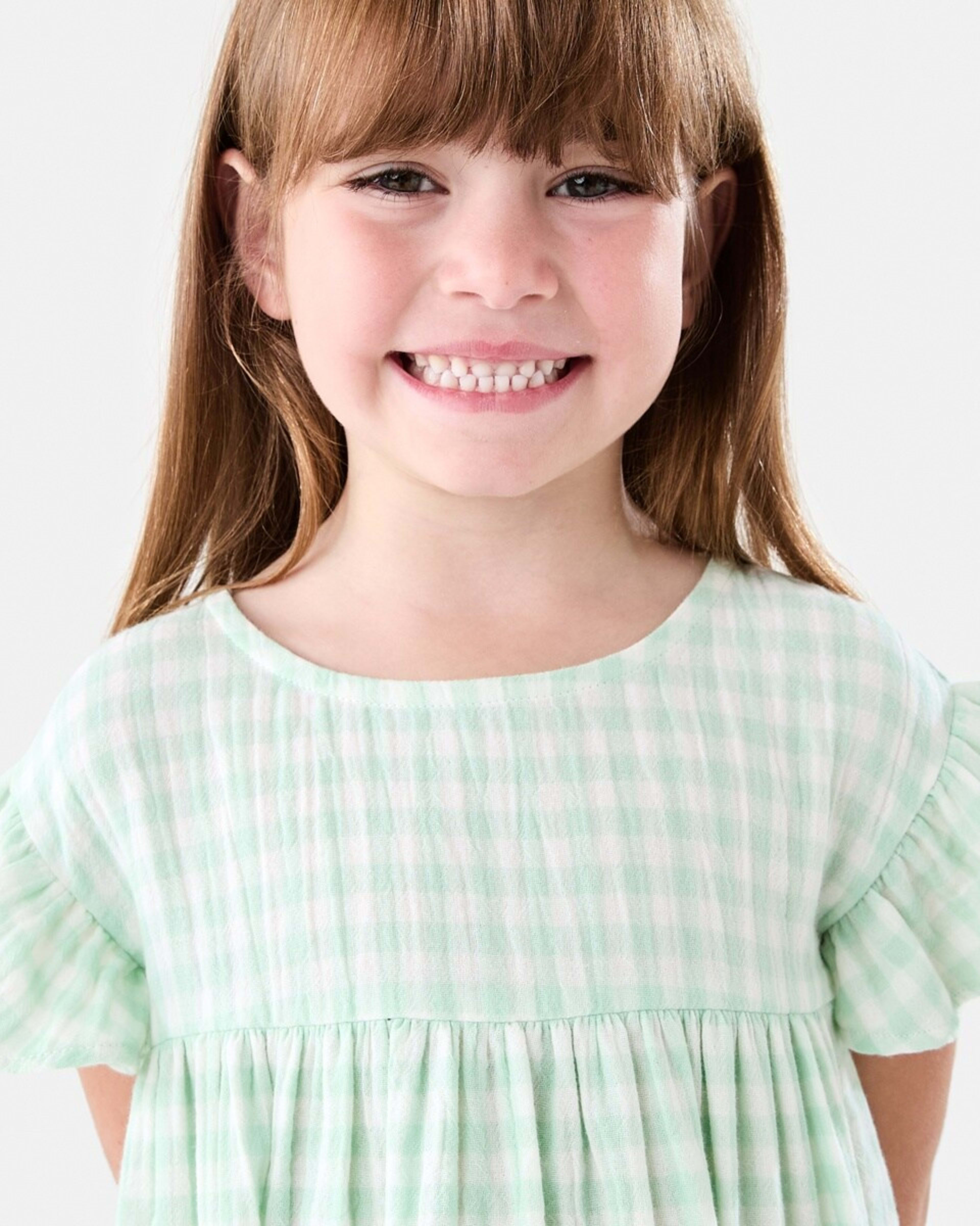 3 Woven Dress JADE GINGHAM, 3 of 7