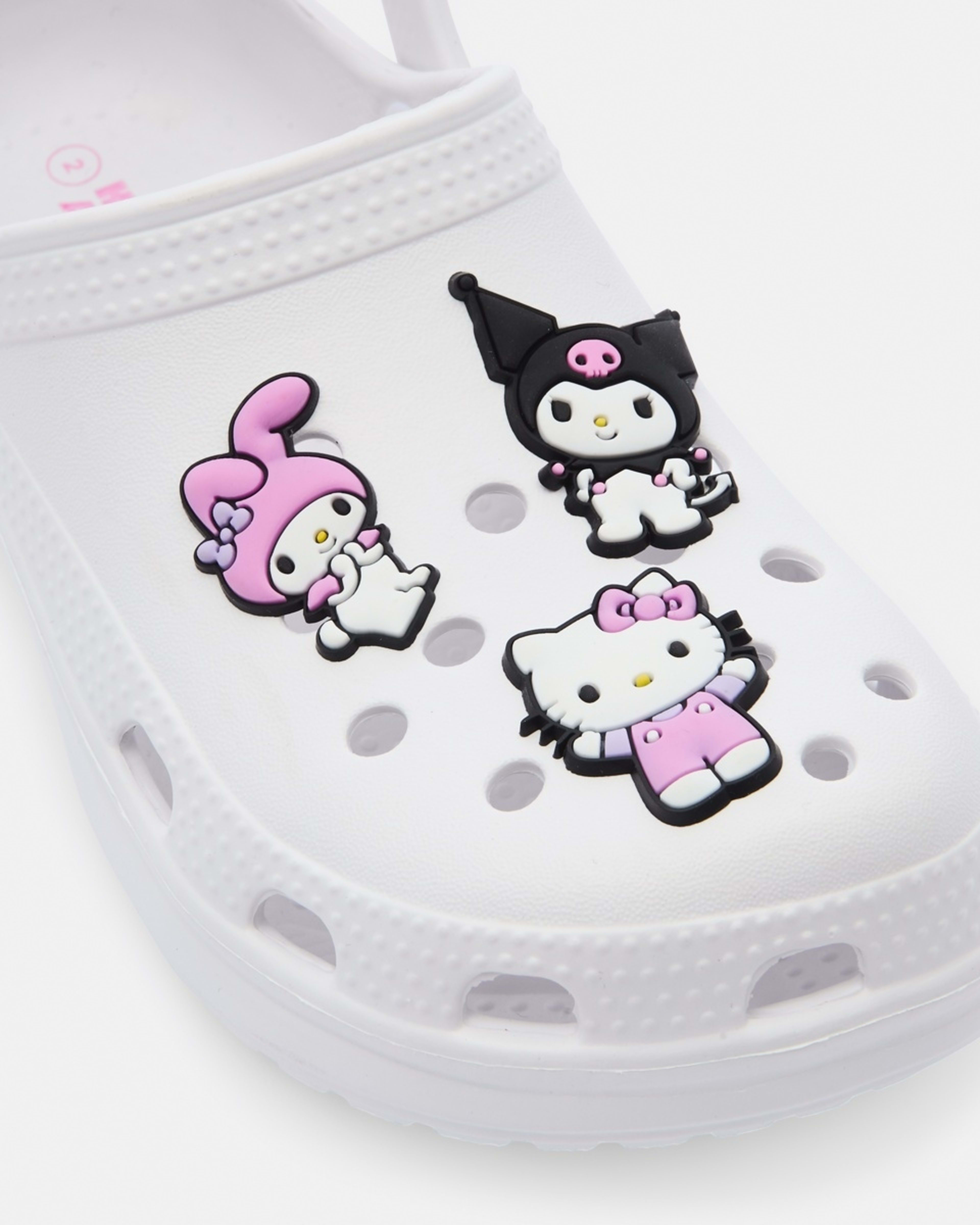 5 Senior Hello Kitty License Clogs White, 5 of 5