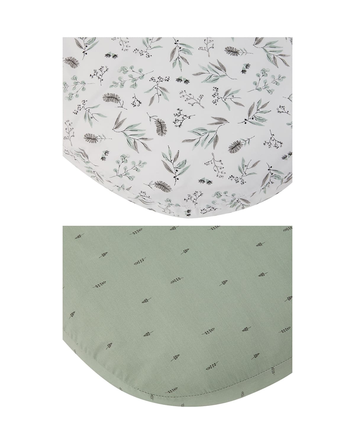 2 Pack Organic Cotton Fitted Bassinet Sheets - Floral - Kmart