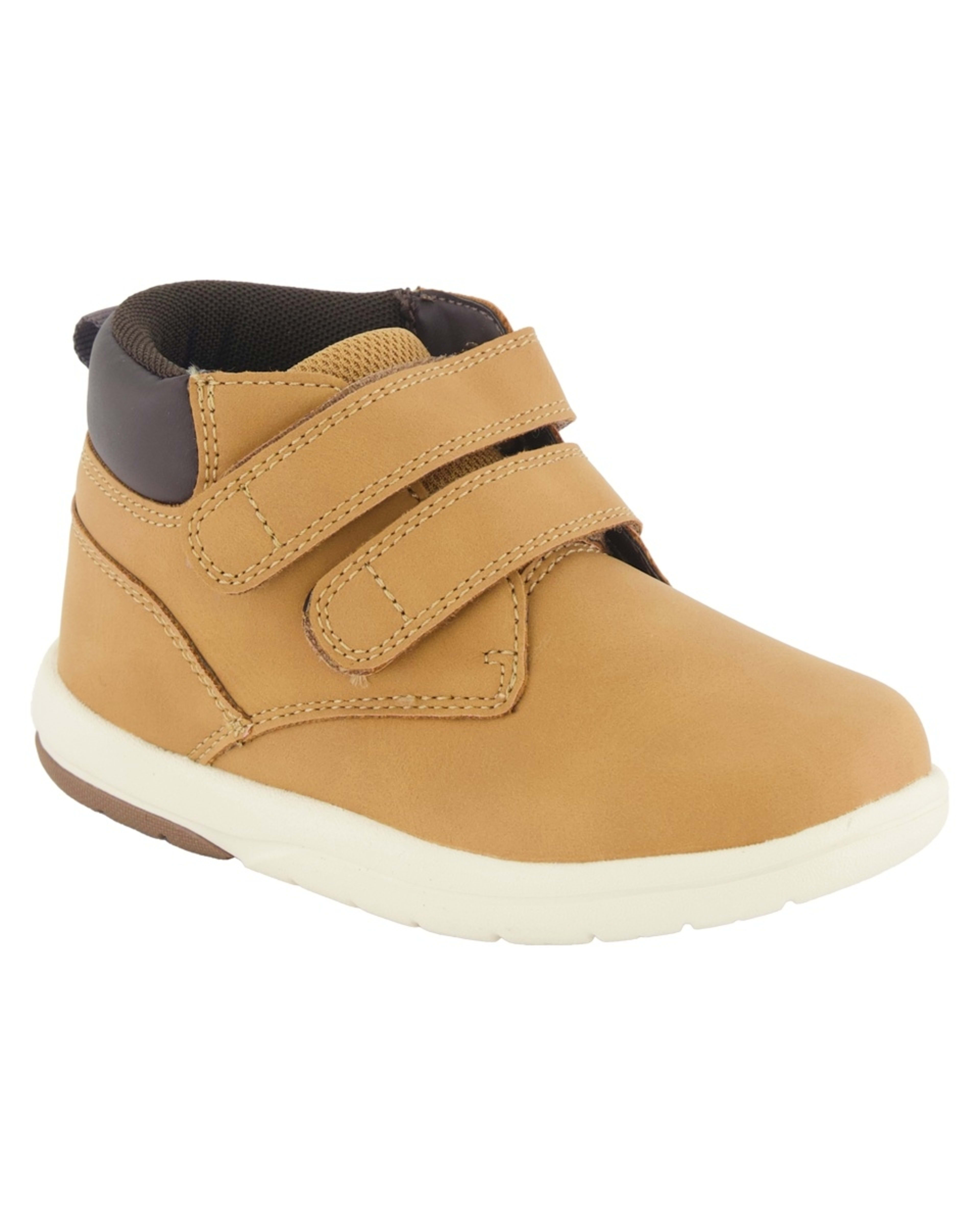 1 Junior Hi Top Casual Sneakers Amber Gold