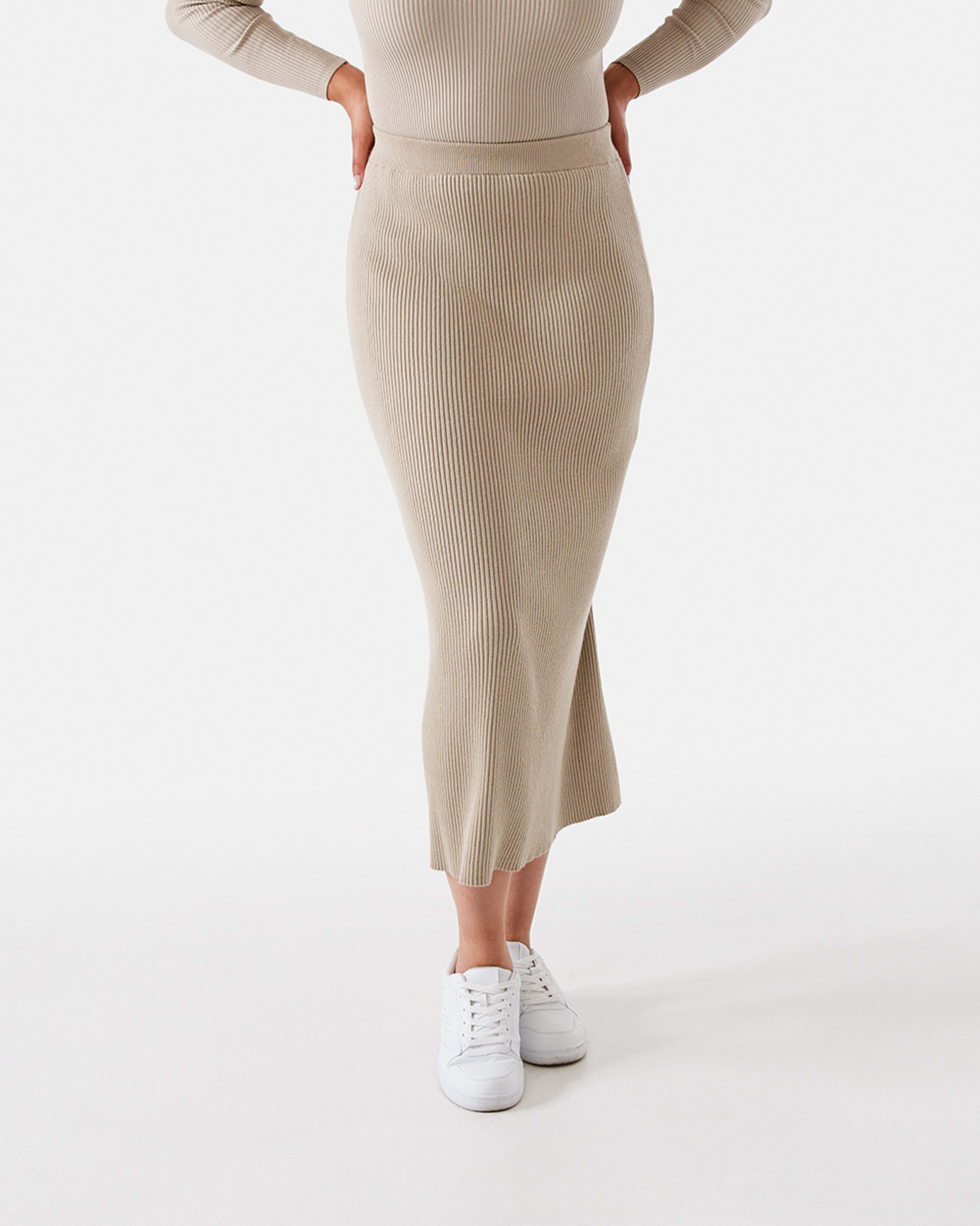 Rib Column Maxi Skirt Kmart
