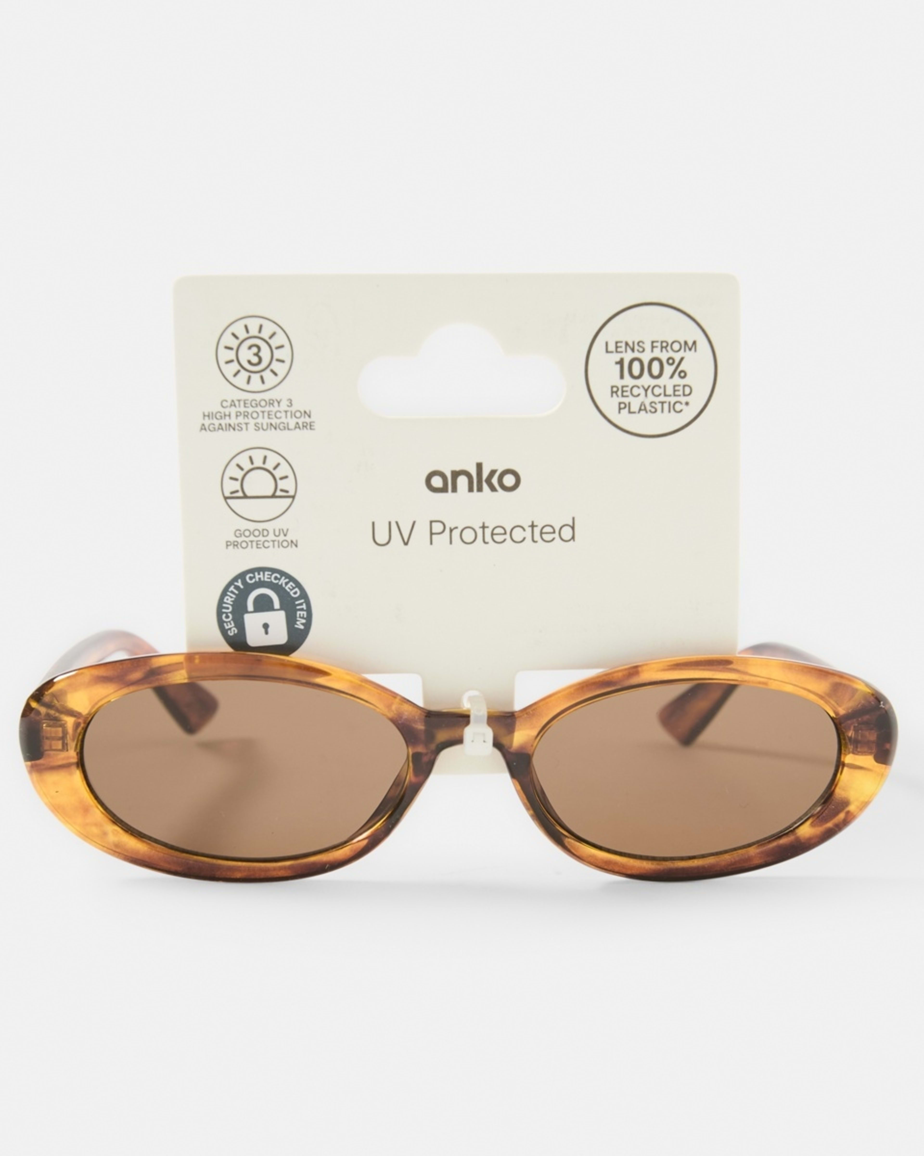 10 Oval Shape Sunglasses Tort, 10 of 10
