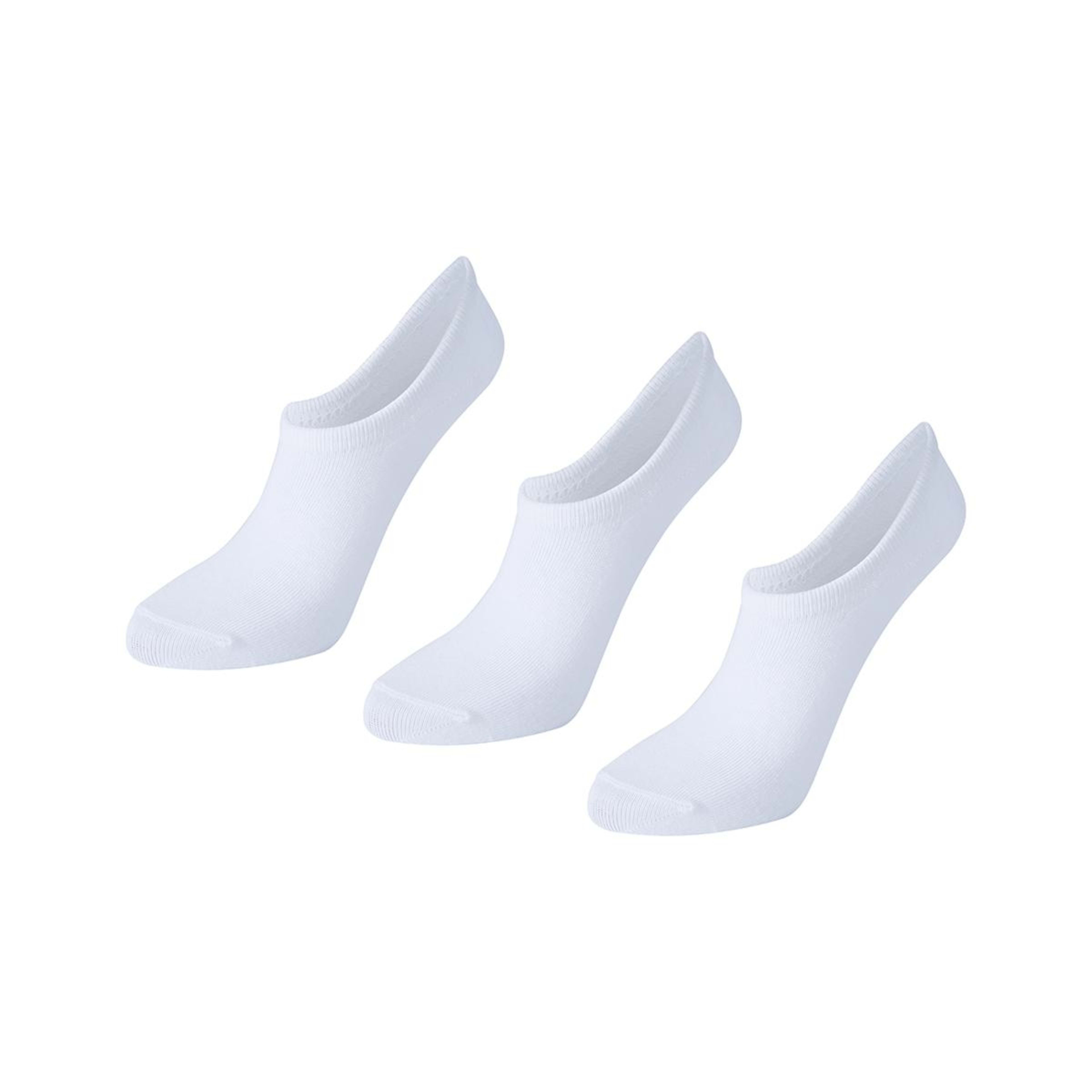 1 3 Pack Sneaker Socks White, 1 of 3