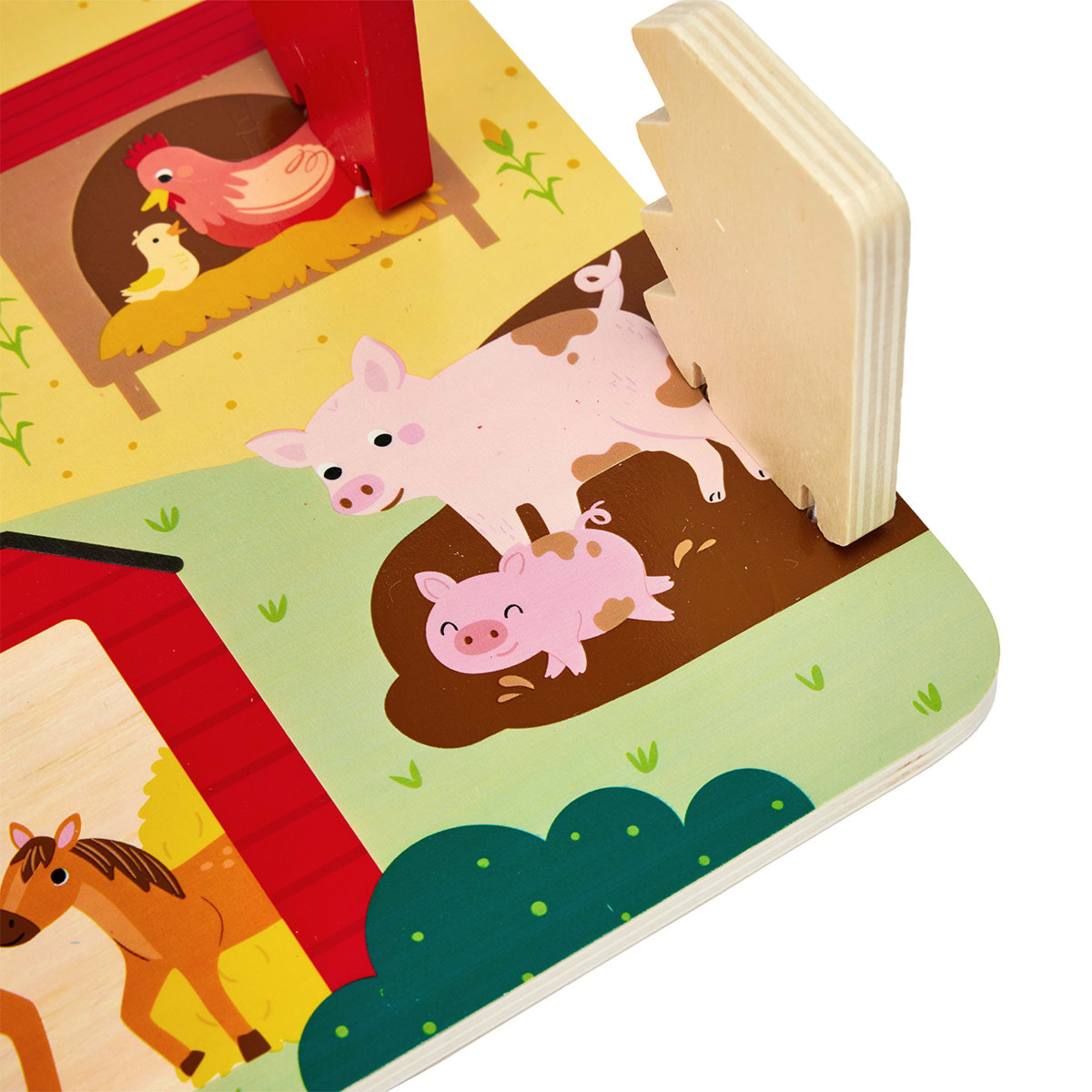 Wooden Peekaboo Farm Animals Kmart NZ