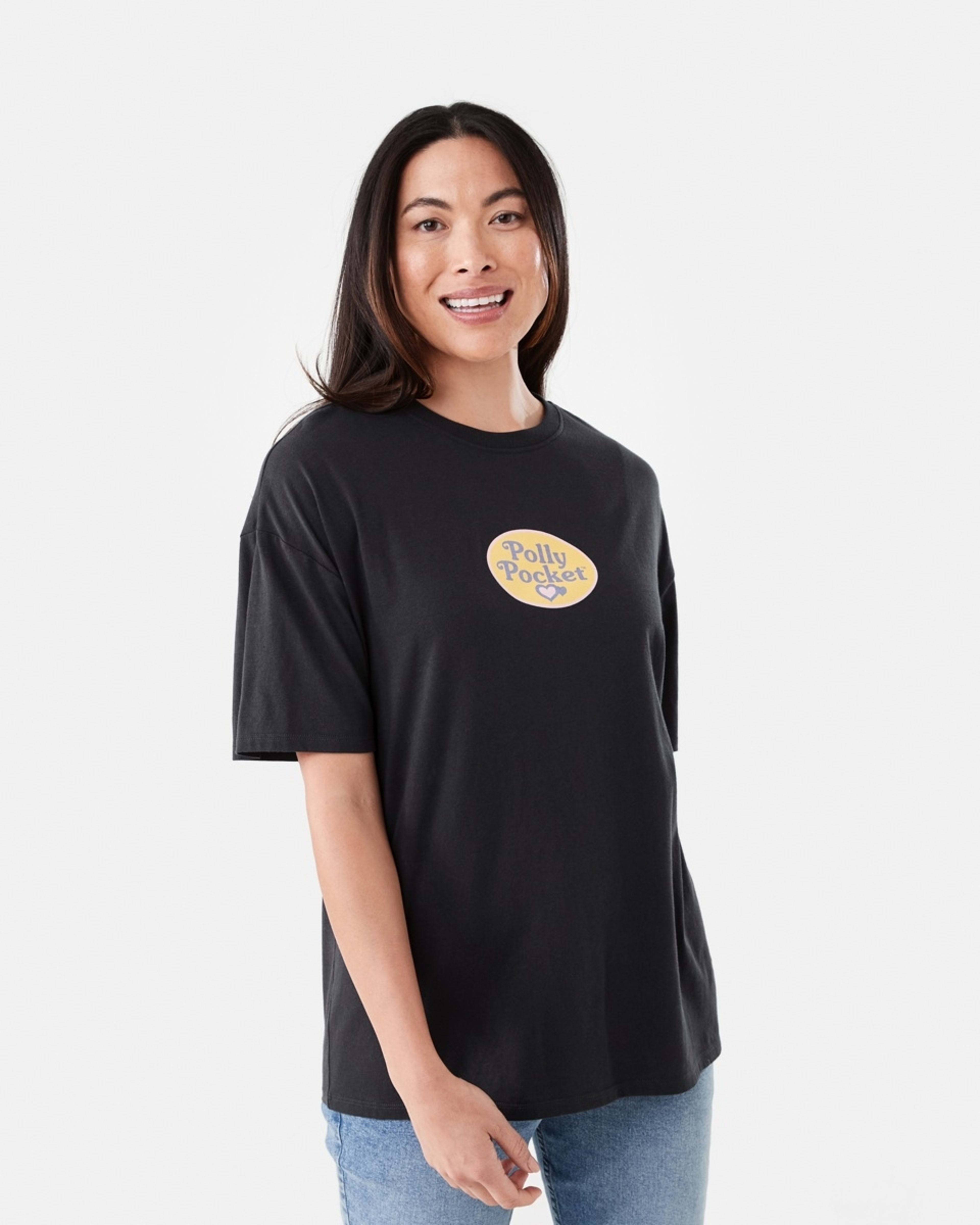 1 Polly Pocket License Short Sleeve T-shirt Plly Pcket