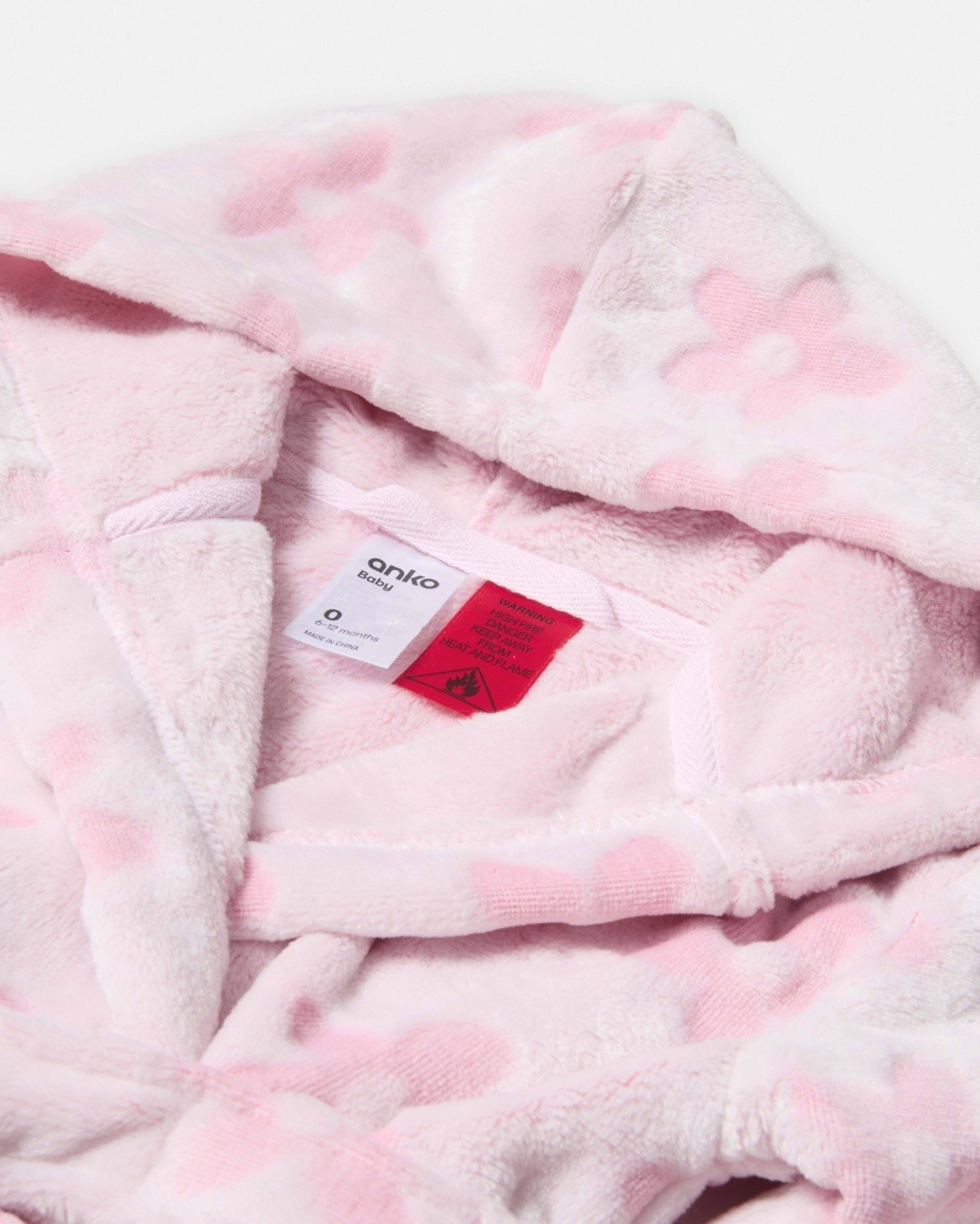 3 Dressing Gown Pnk Flower, 3 of 4
