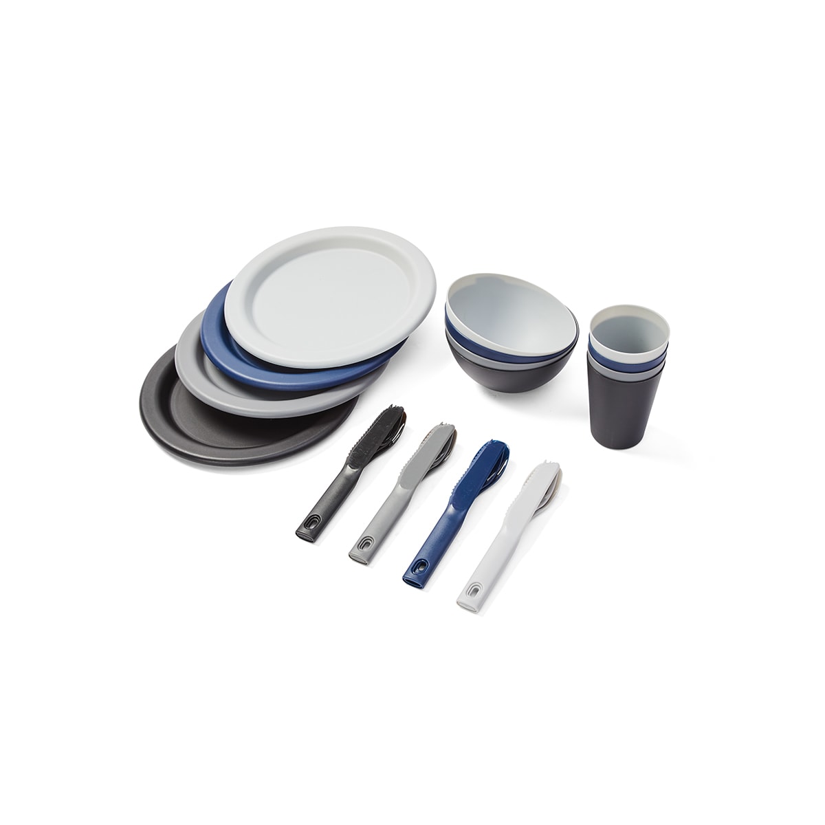 24 Piece Plastic Dinner Set Kmart