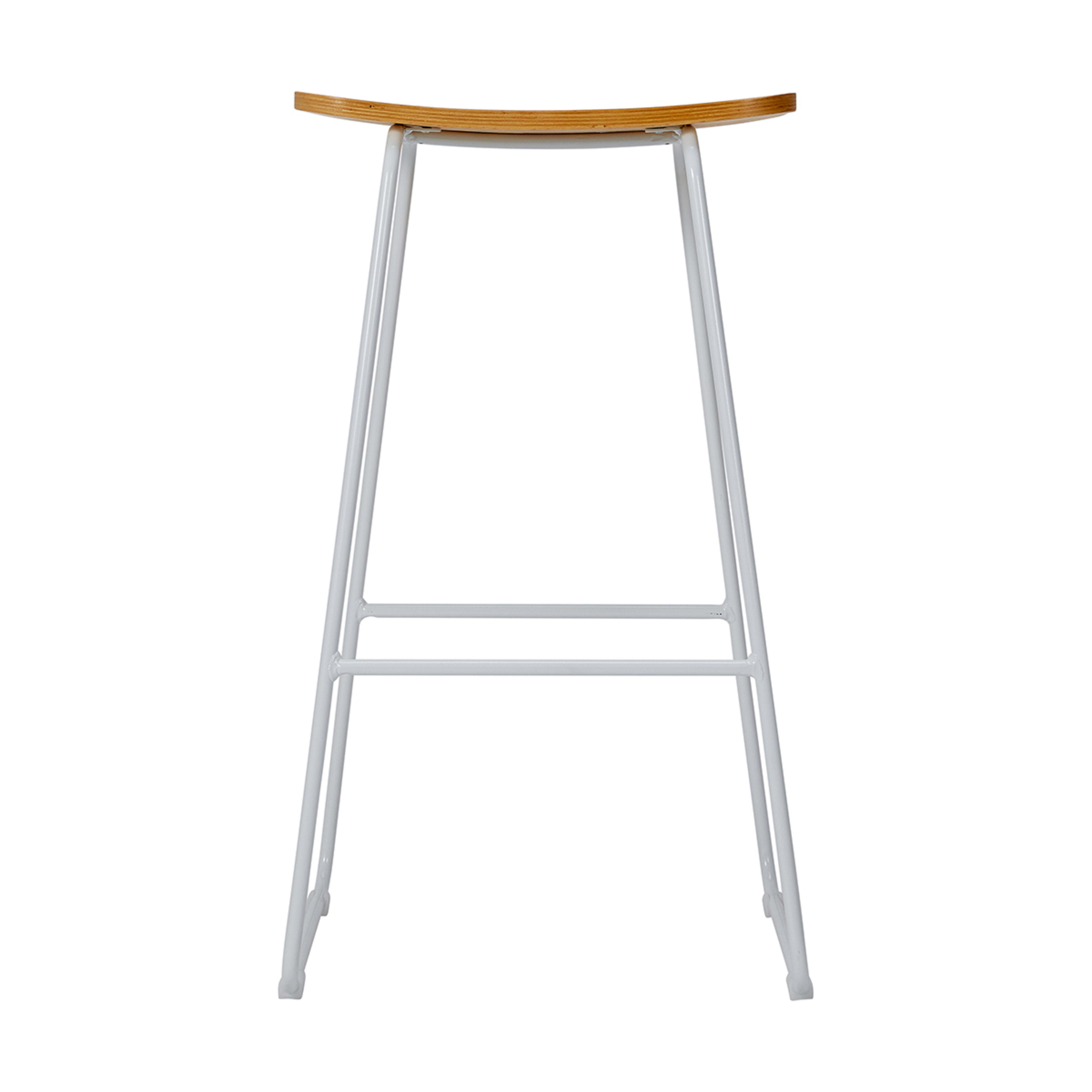 2 71cm Bar Stool - White, 2 of 8