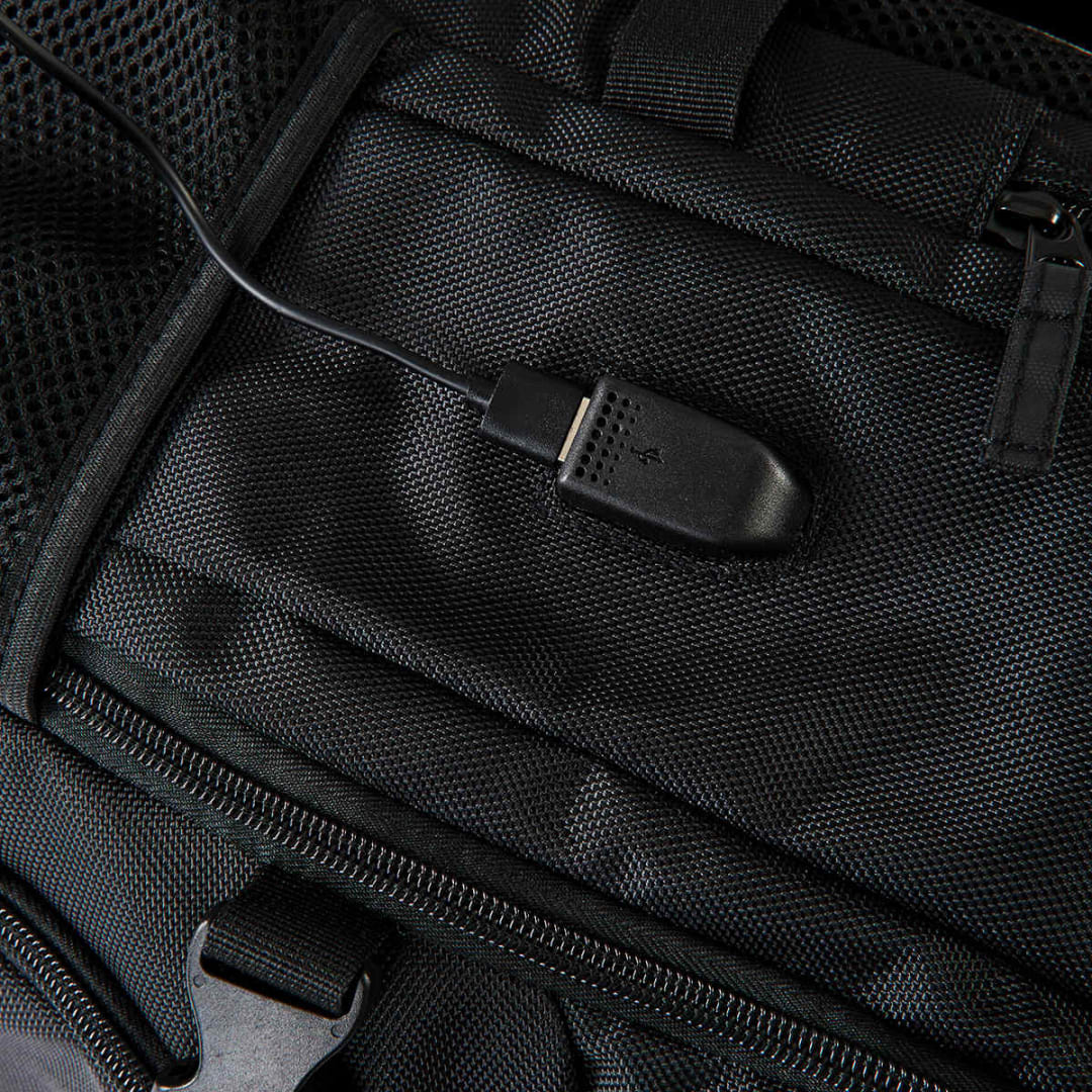 20L Commuter Backpack Black Kmart