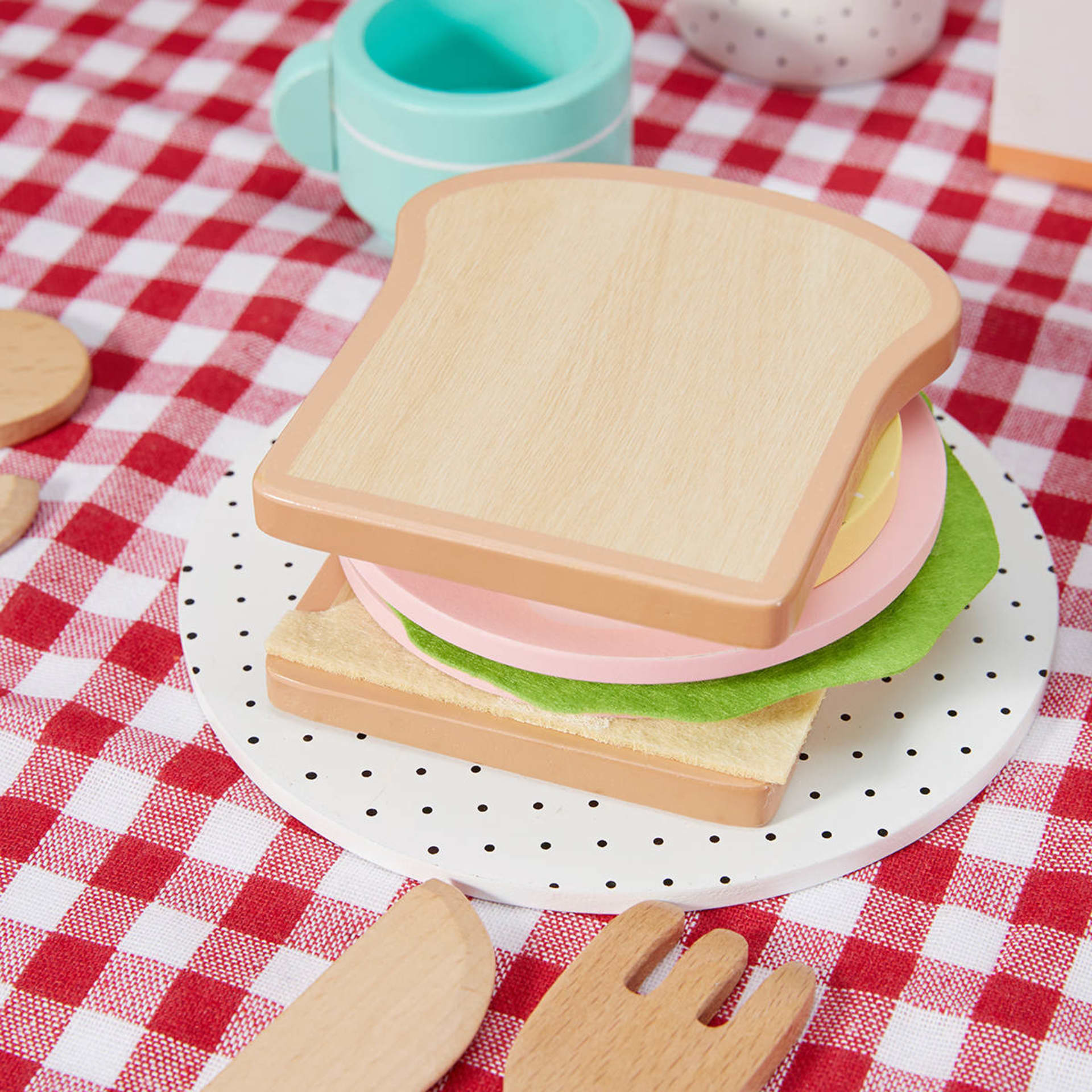 Wooden Picnic Set Kmart