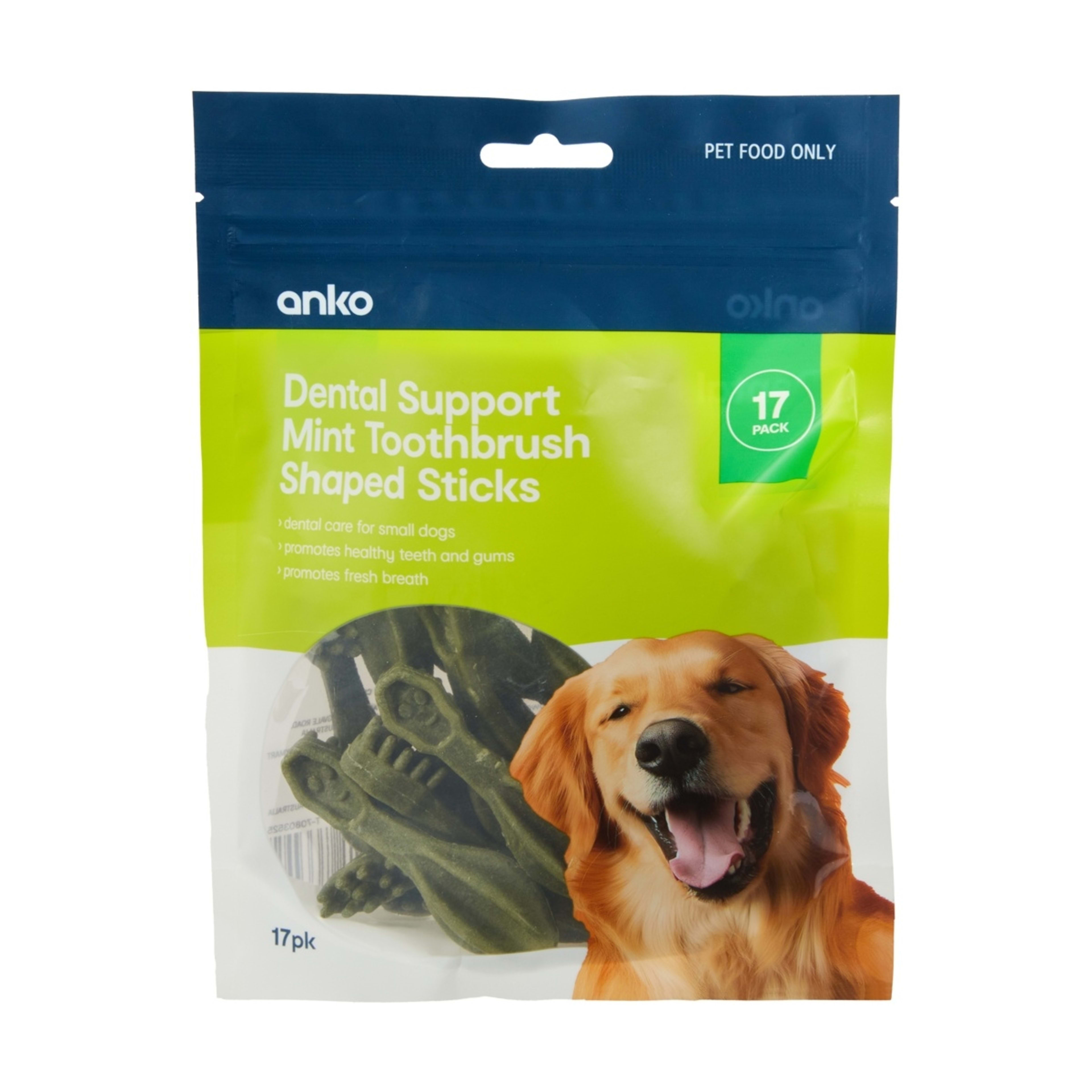 1 17 Pack Pet Treat Dental Toothbrush - Small, 1 of 3