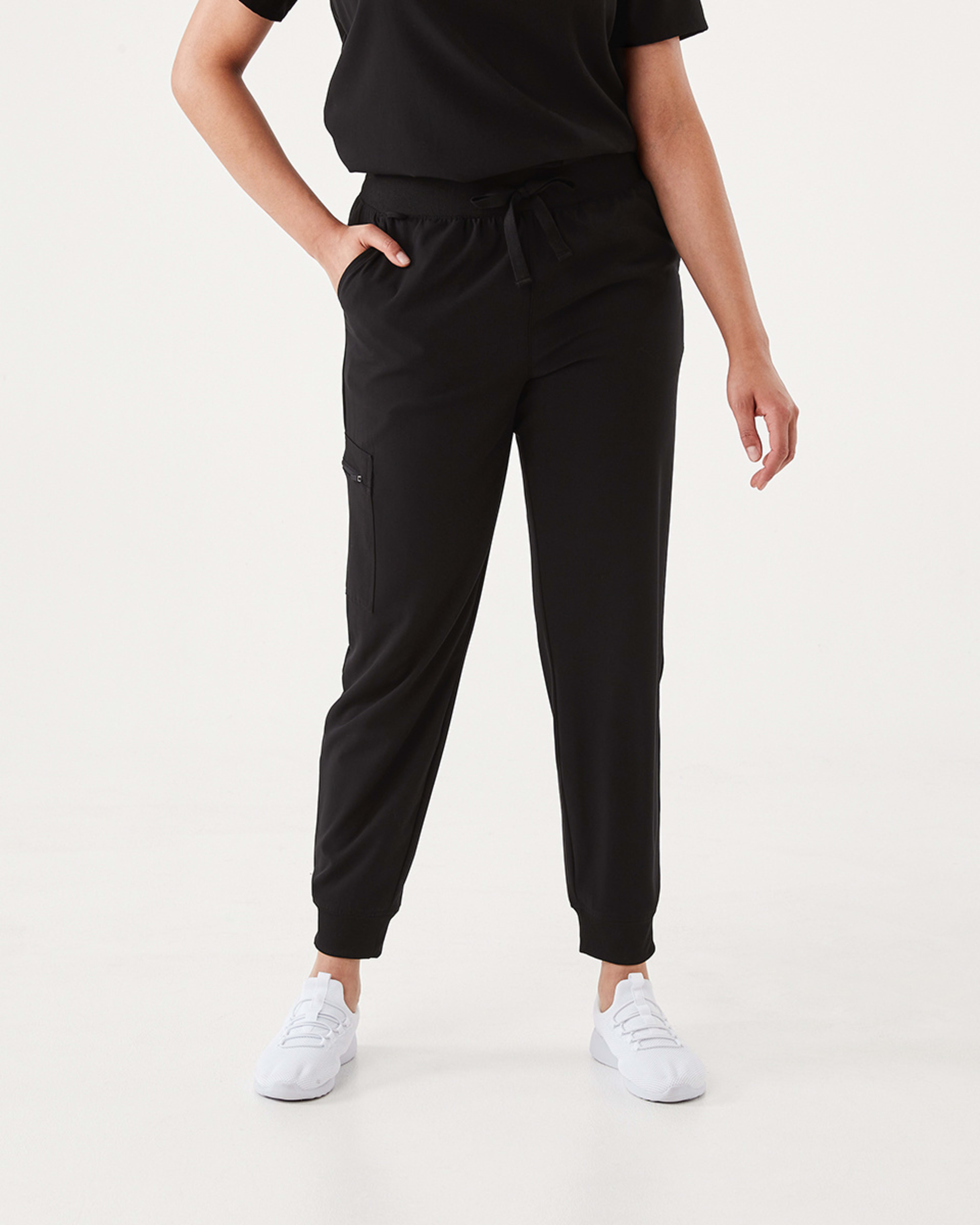 1 Work Jogger Scrub Pants BLACK