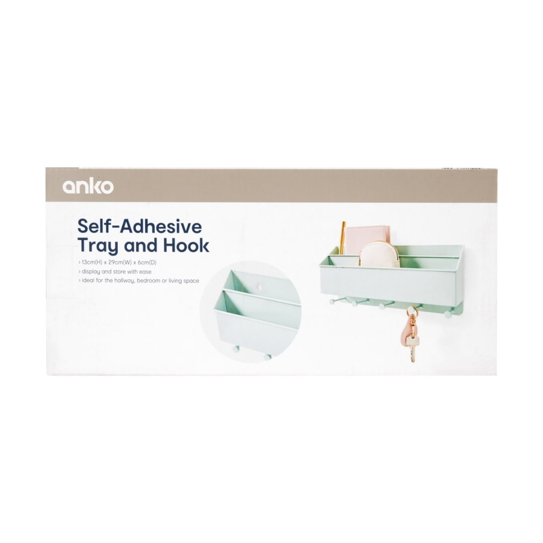 Self-Adhesive Tray and Hook - Kmart